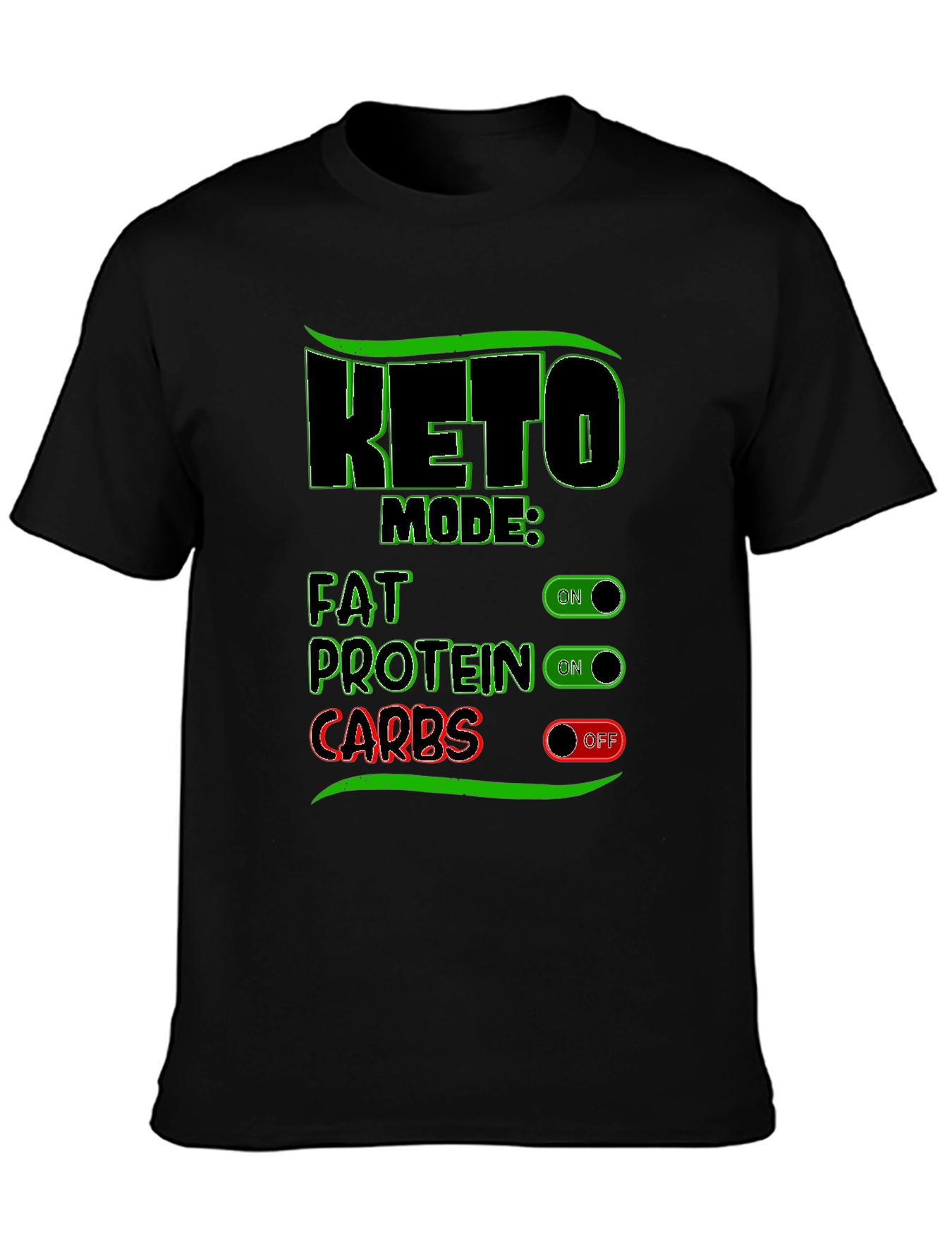 Keto Mode On Funny Diet T-Shirt