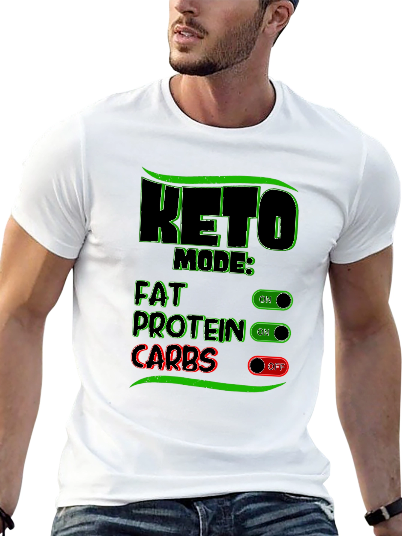 Keto Mode On Funny Diet T-Shirt