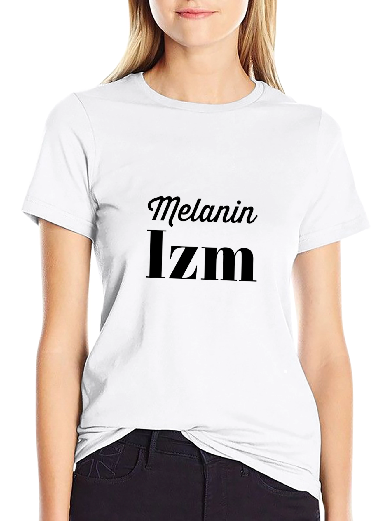 Melanin Izm Graphic Tee - Stylish Black T-Shirt