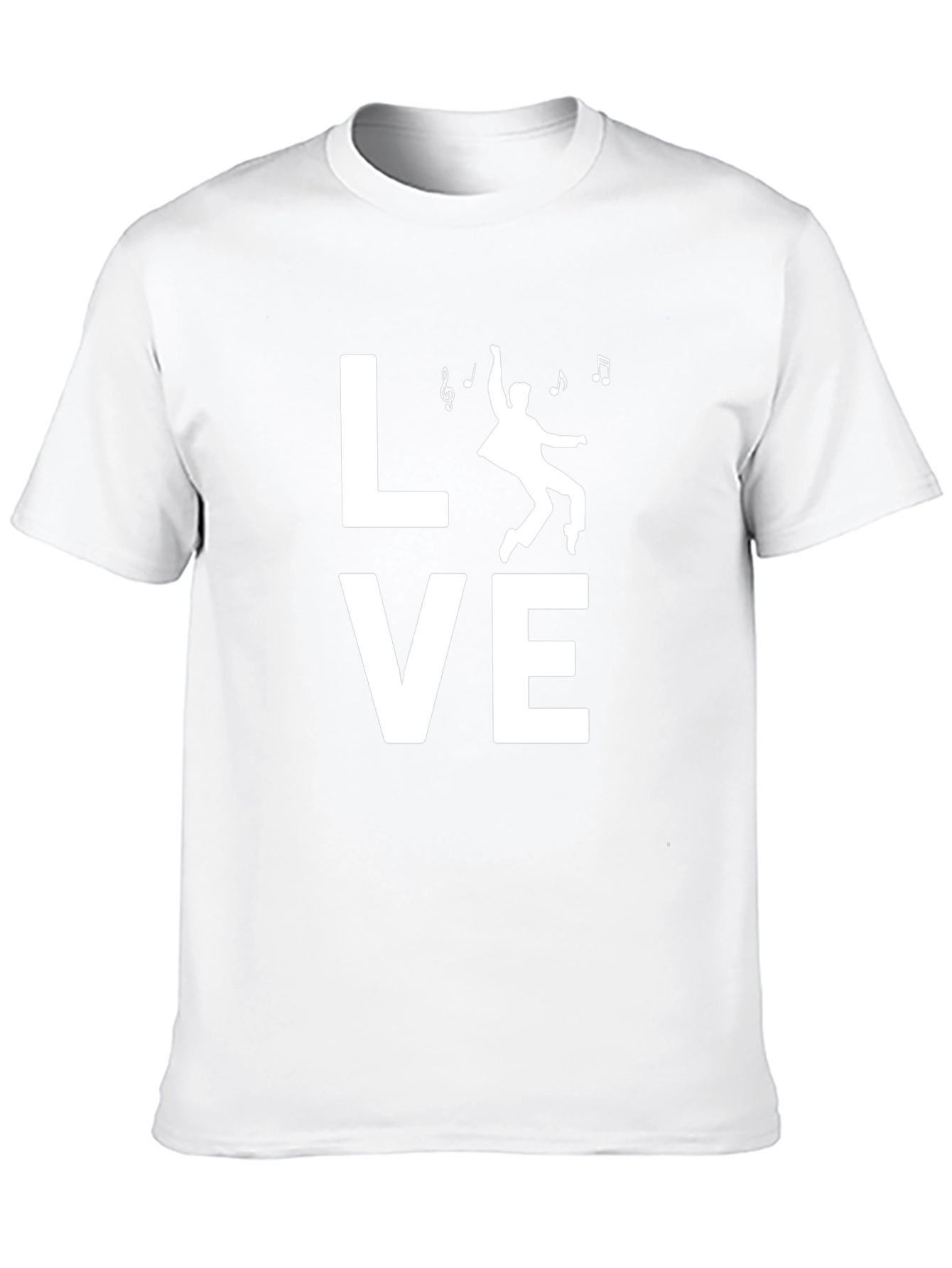 Love to Dance T-Shirt - Black Crew Neck Tee