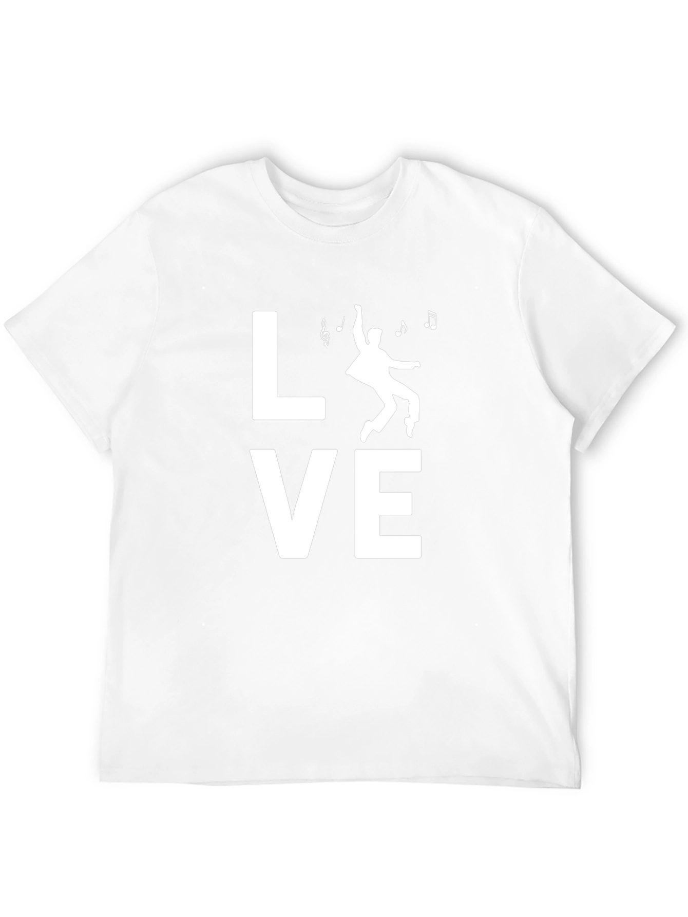 Love to Dance T-Shirt - Black Crew Neck Tee