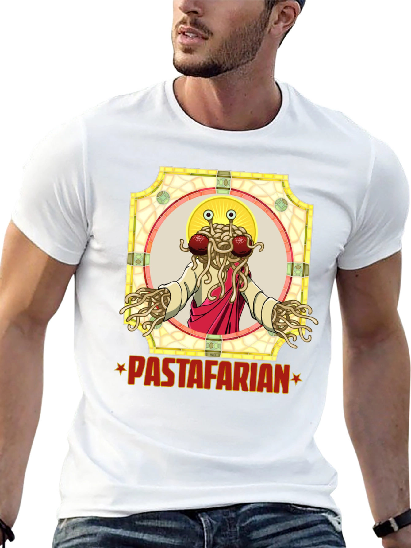 Pastafarian T-Shirt - Flying Spaghetti Monster