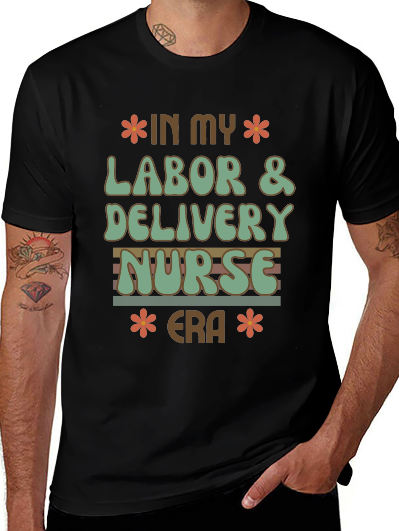 Labor & Delivery Nurse Era Graphic Tee