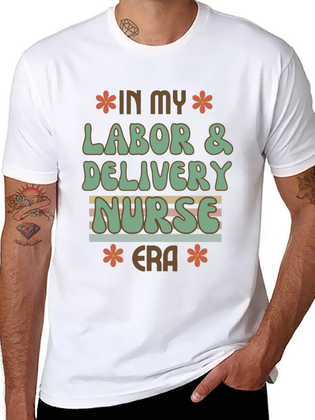 Labor & Delivery Nurse Era Graphic Tee