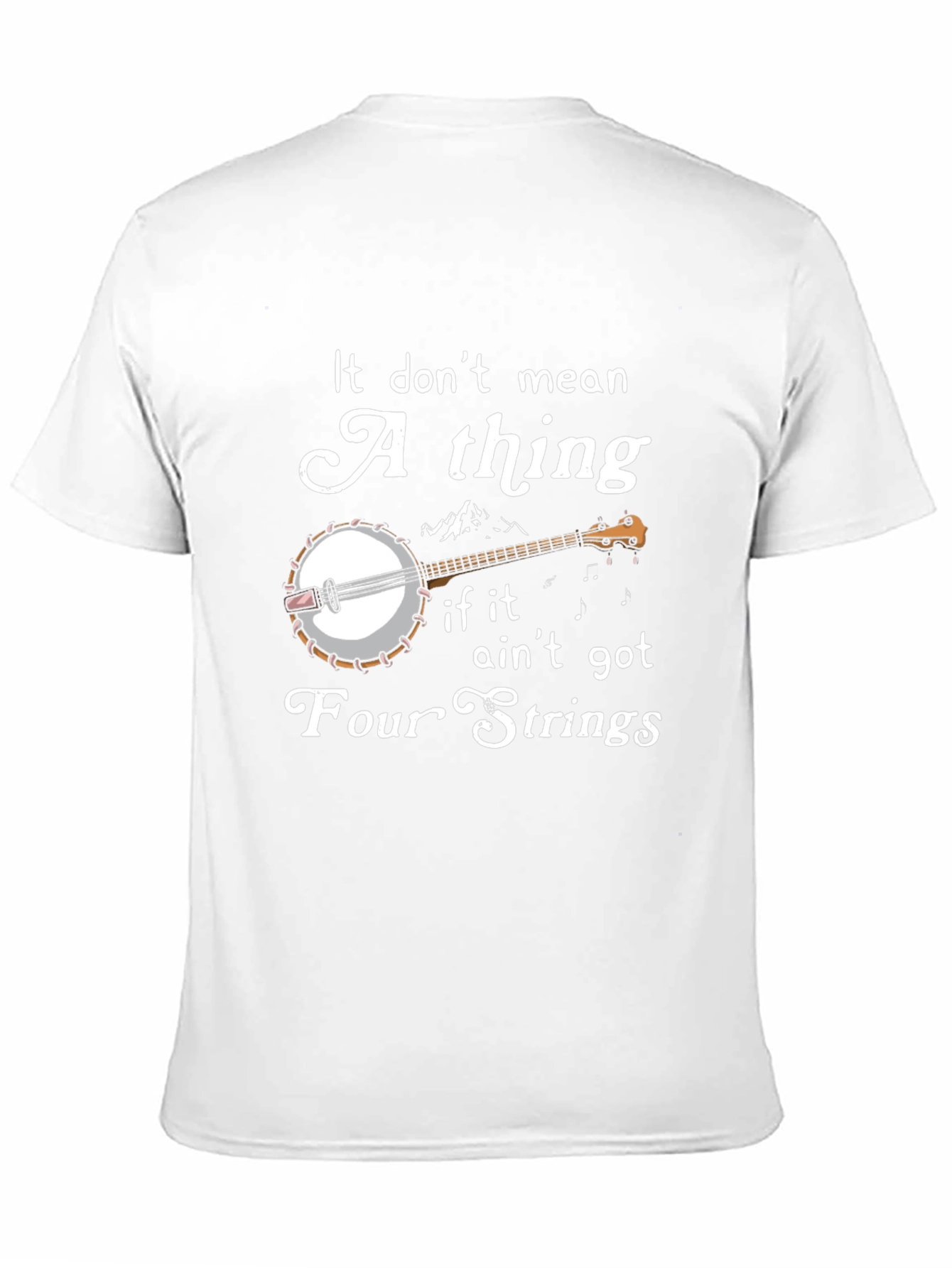 Banjo Four Strings Graphic T-Shirt