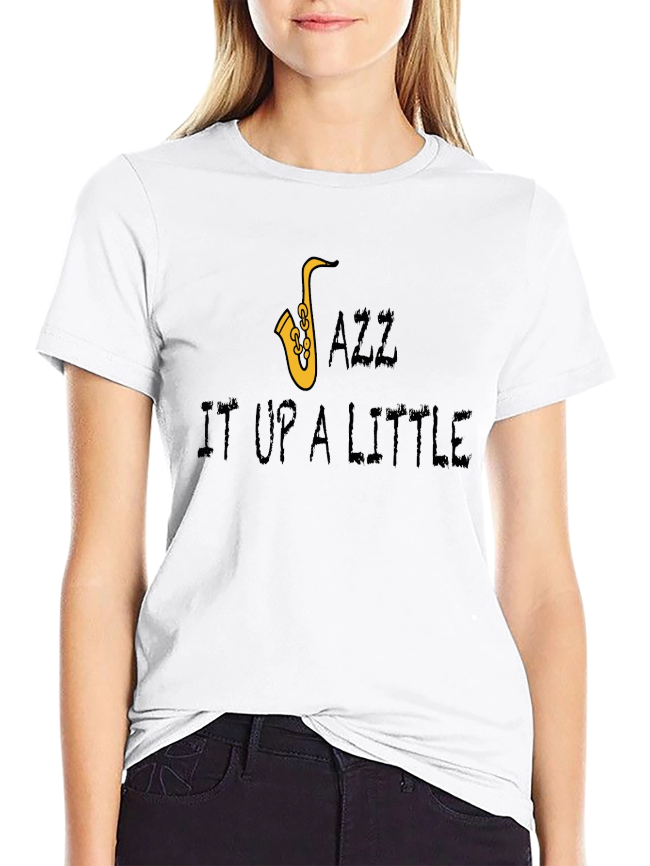 Jazz It Up T-Shirt - Saxophone Graphic Tee