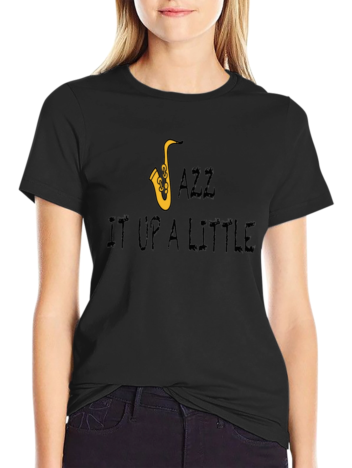 Jazz It Up T-Shirt - Saxophone Graphic Tee