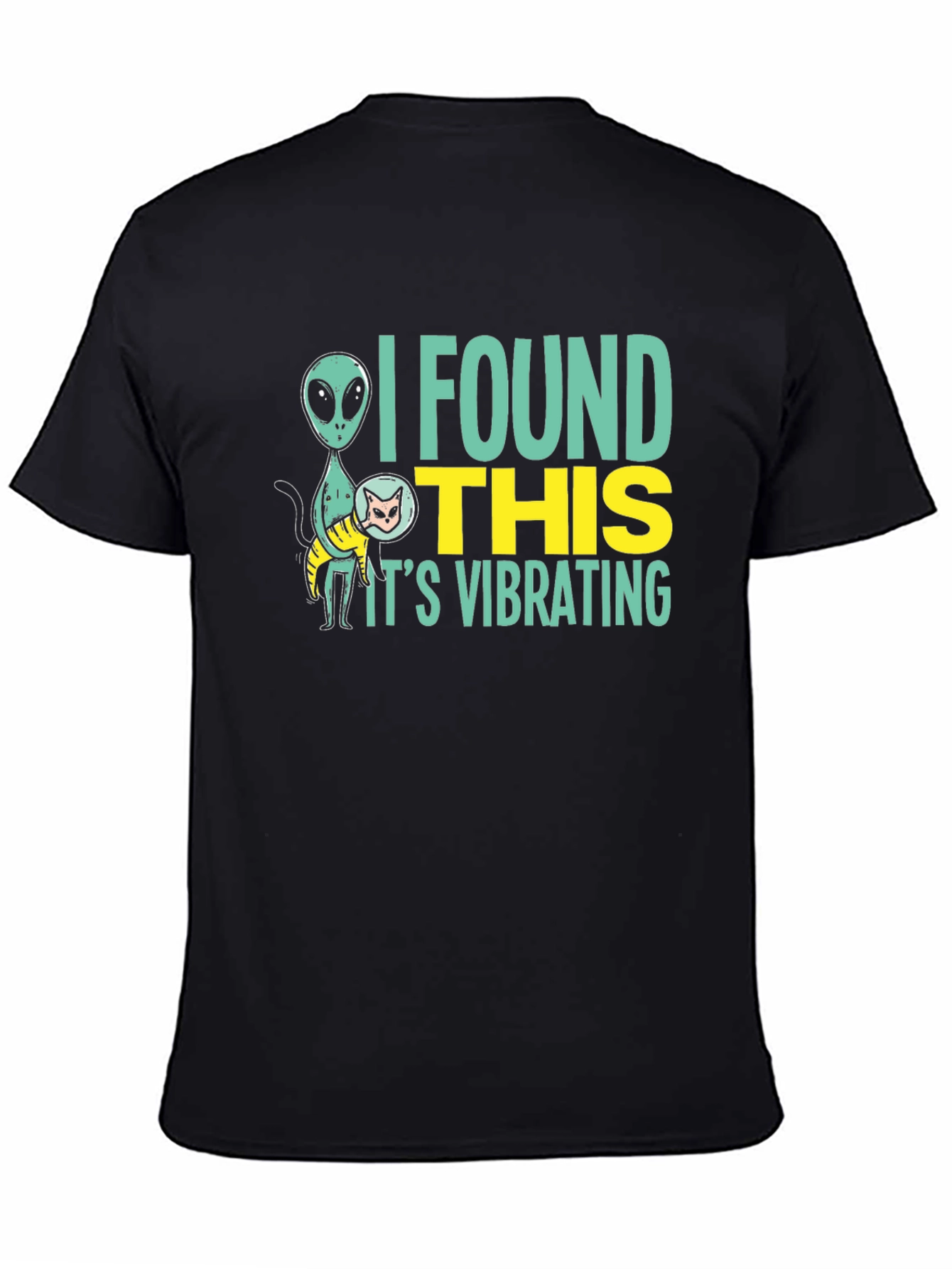 Alien Cat Vibrating T-Shirt
