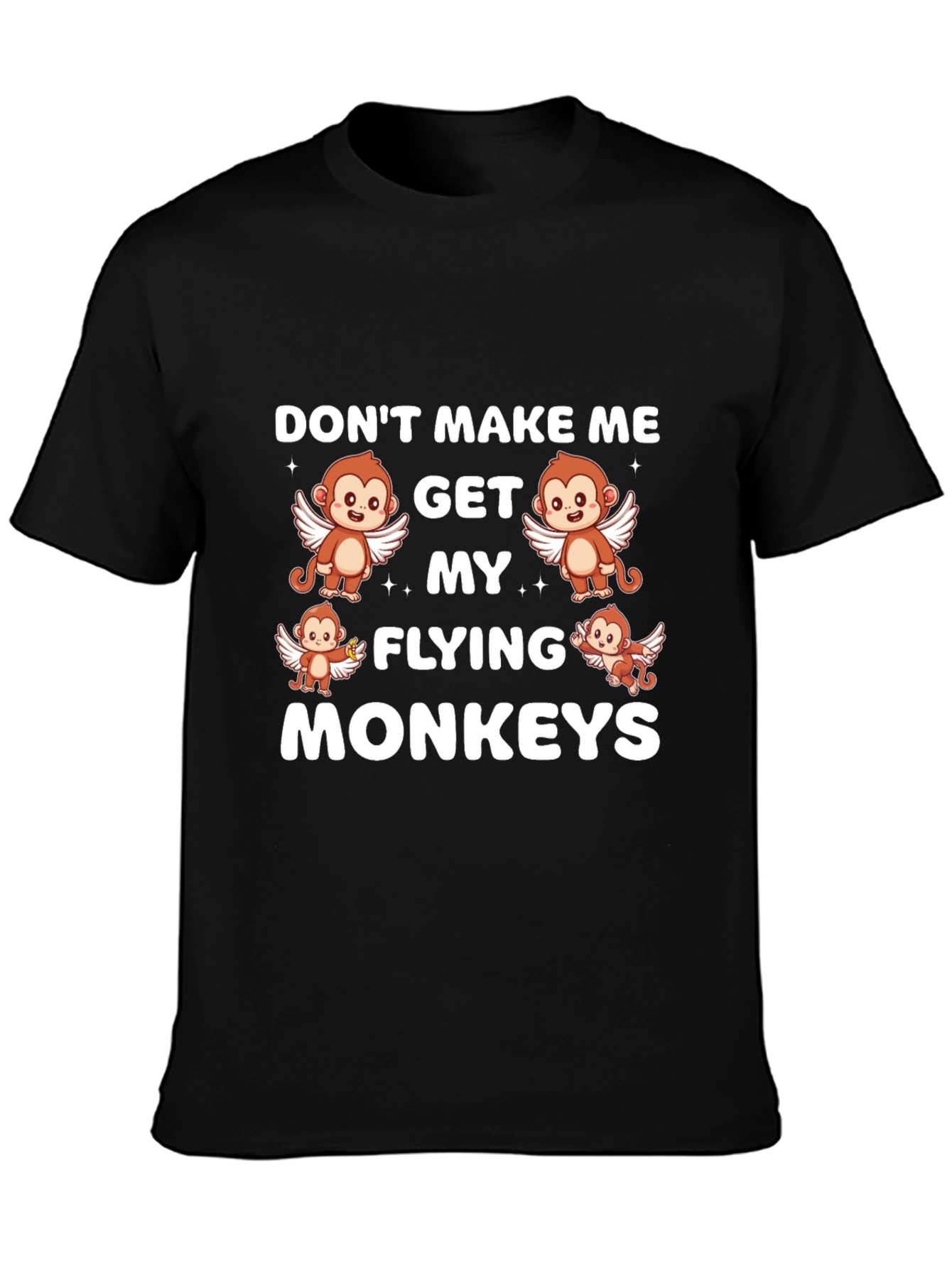 Funny Flying Monkeys Graphic Tee