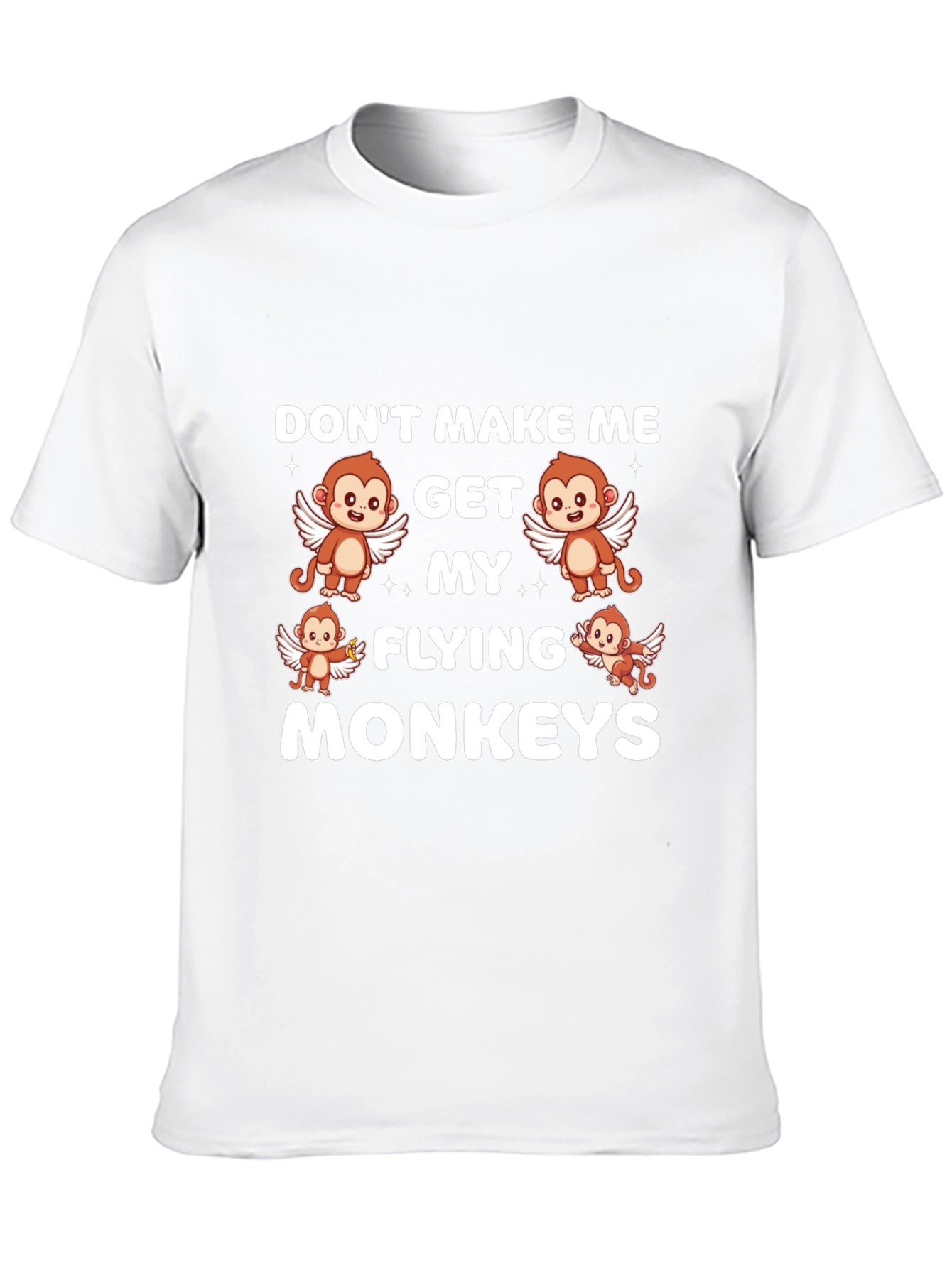 Funny Flying Monkeys Graphic Tee