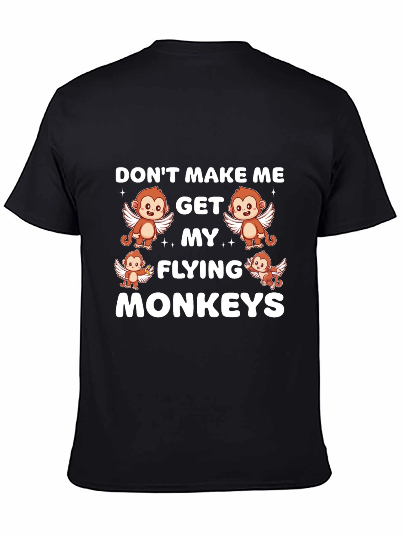 Funny Flying Monkeys Graphic Tee