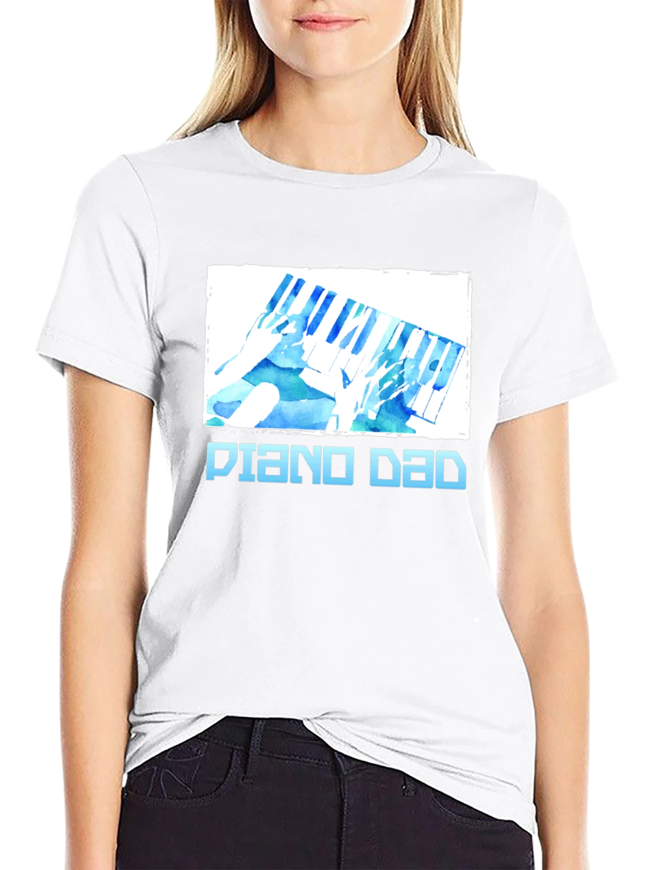Piano Dad T-Shirt - Musician Gift