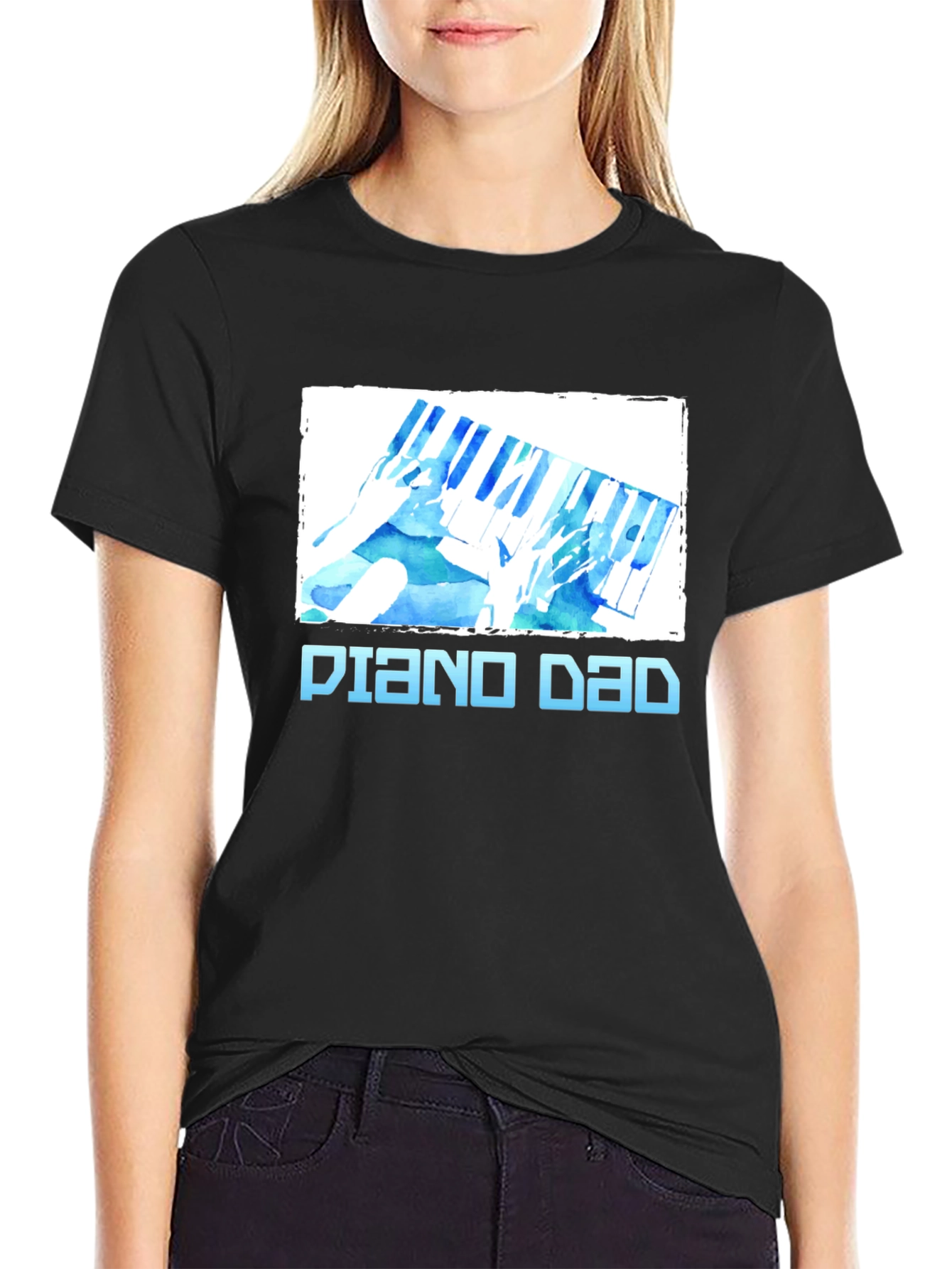 Piano Dad T-Shirt - Musician Gift
