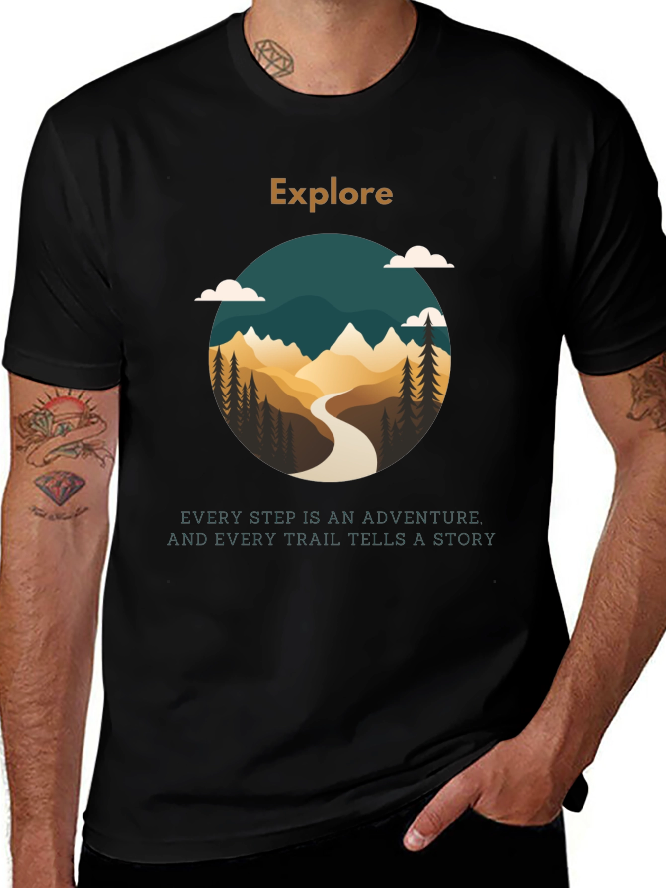Explore Graphic Tee - Adventure Awaits!