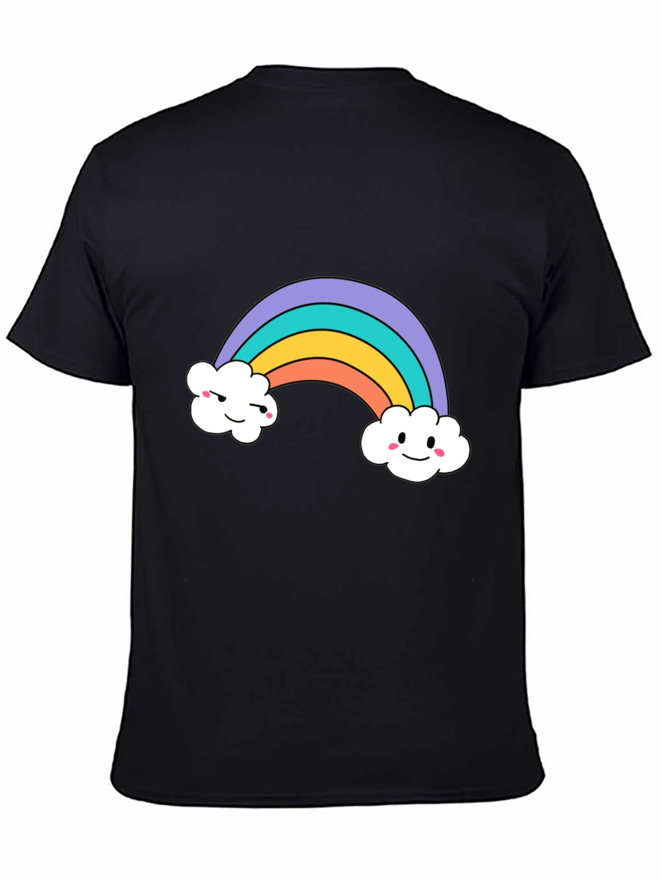 Rainbow Cloud T-Shirt - Cute Graphic Tee