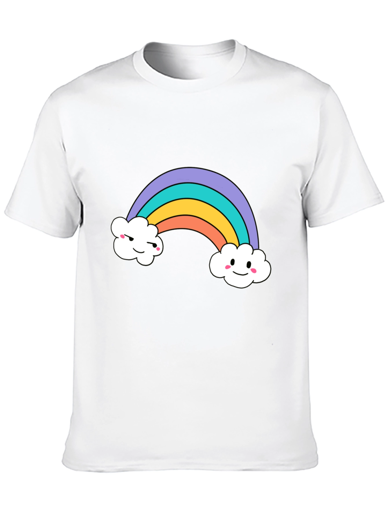 Rainbow Cloud T-Shirt - Cute Graphic Tee