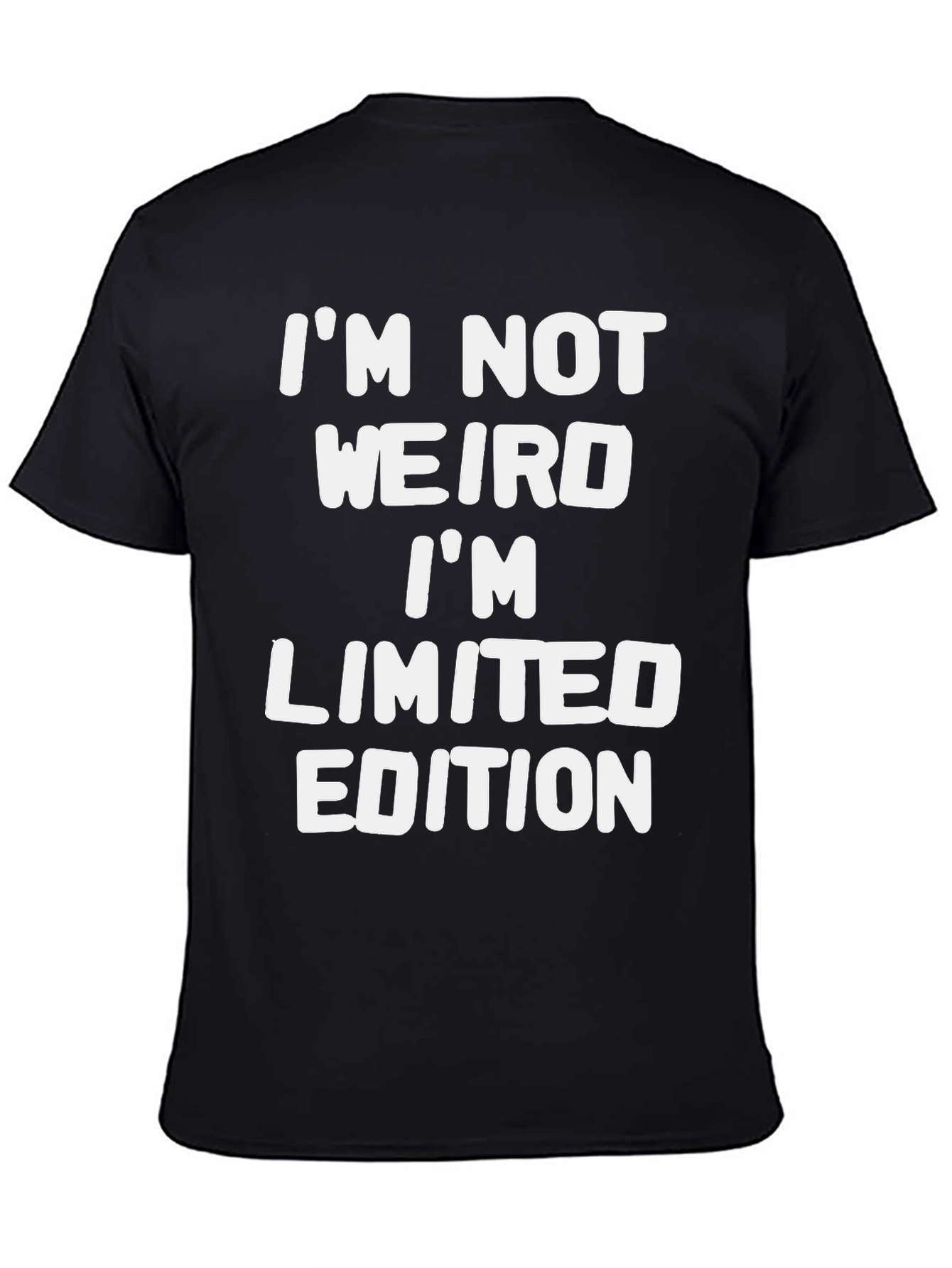 Funny Limited Edition Mens Black Graphic Tee
