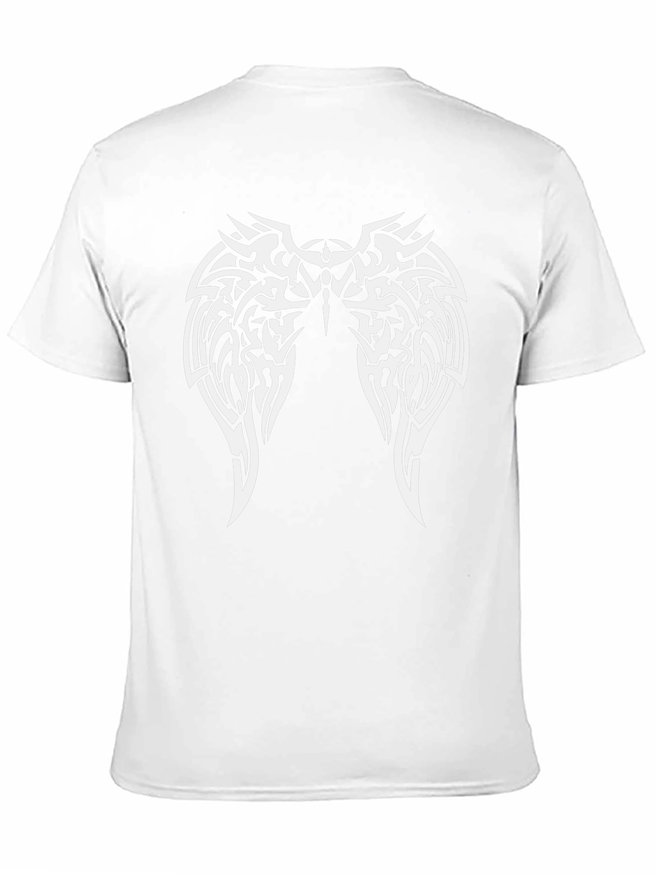 Tribal Wings Graphic Black T-Shirt