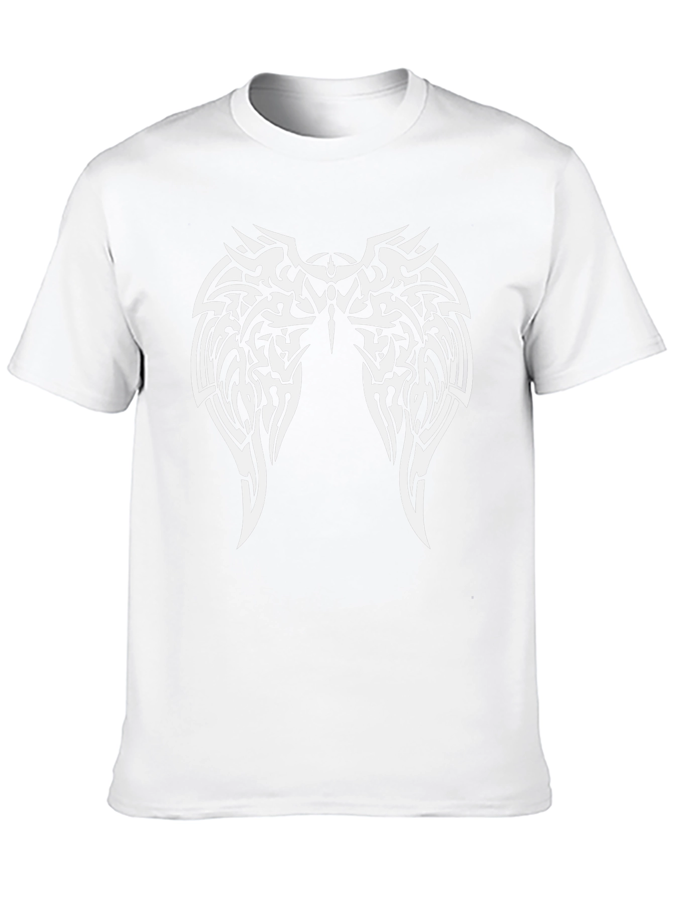 Tribal Wings Graphic Black T-Shirt