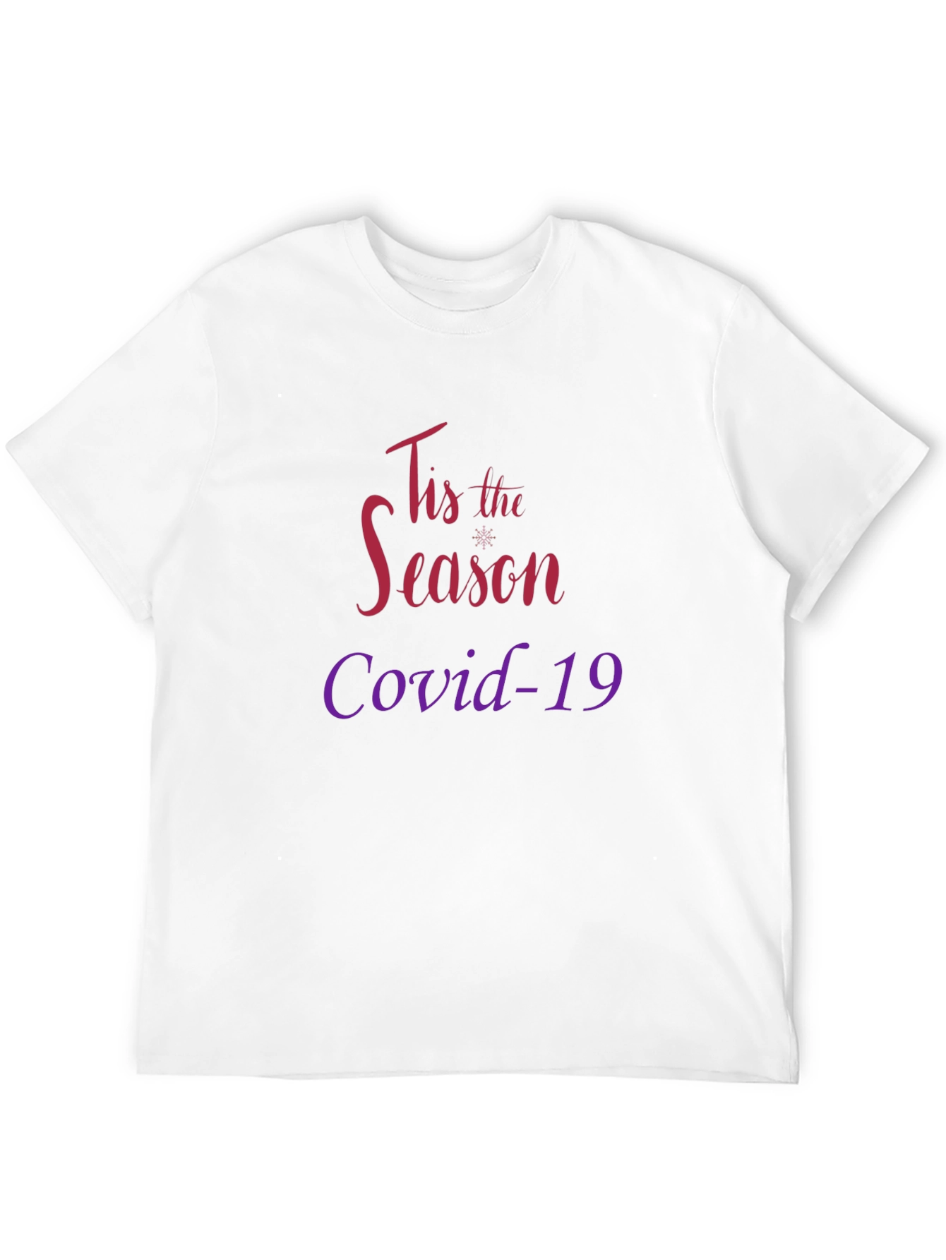 Tis the Season Covid-19 Black T-Shirt