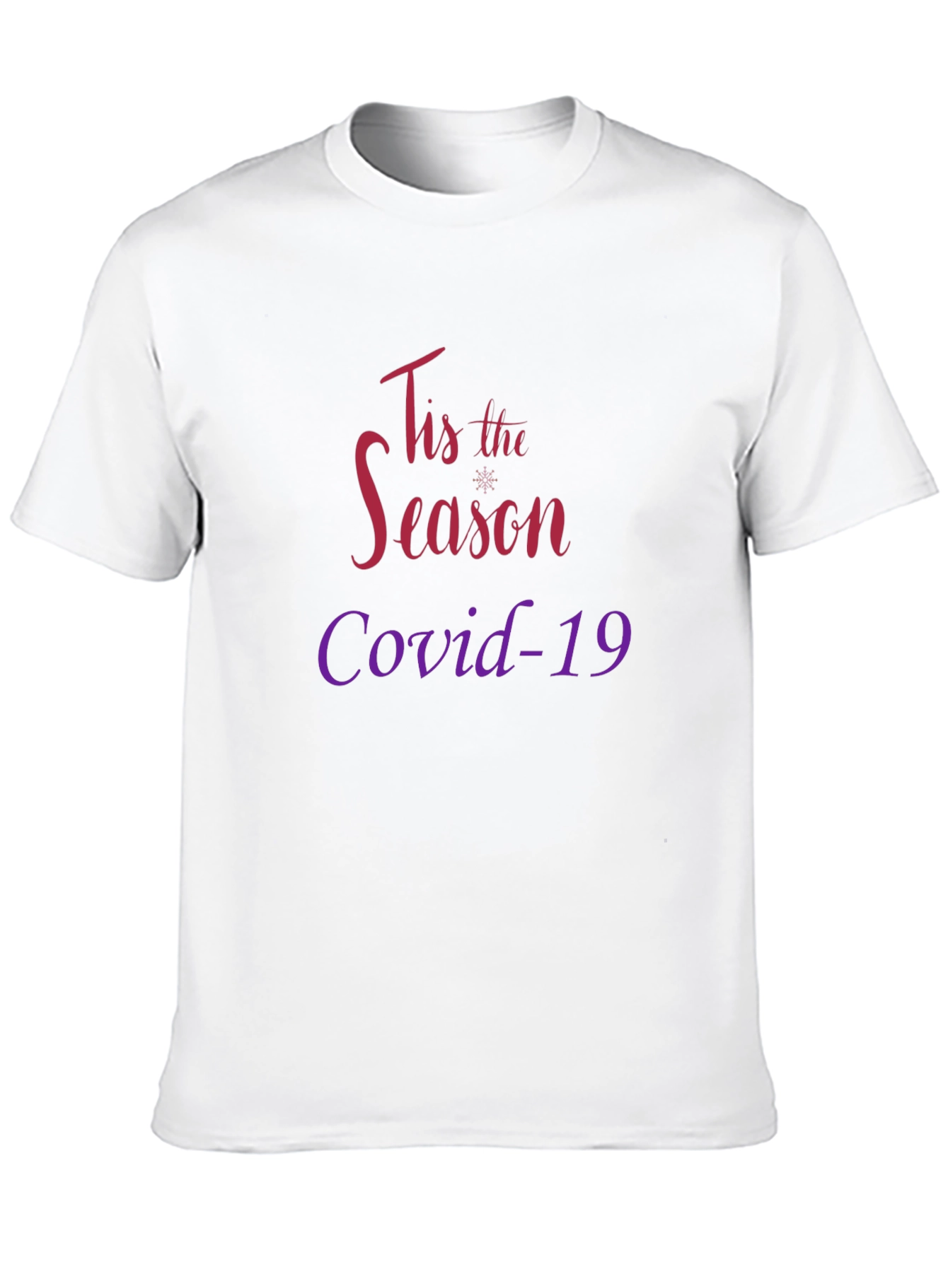 Tis the Season Covid-19 Black T-Shirt