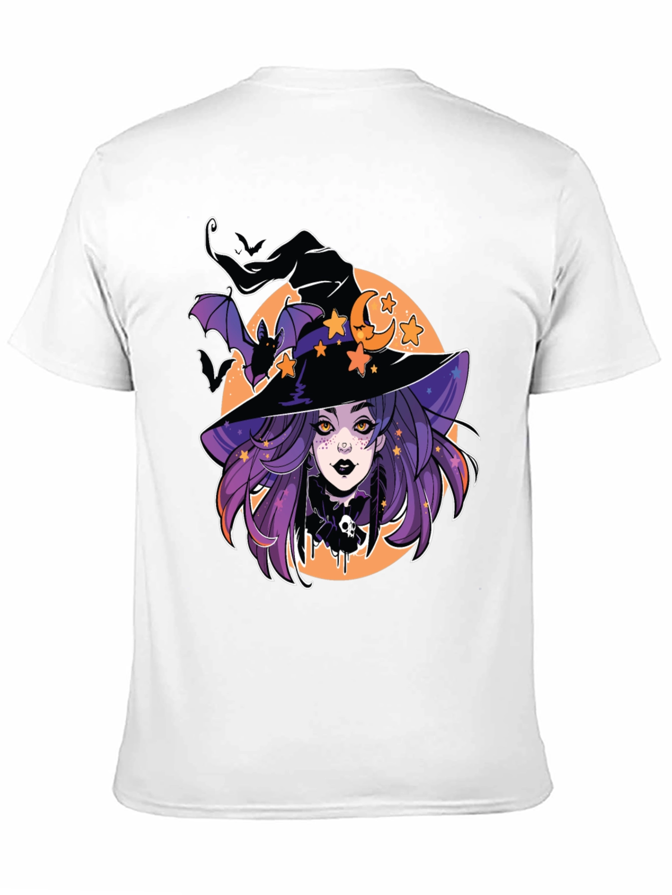 Witch Graphic T-Shirt - Halloween Style