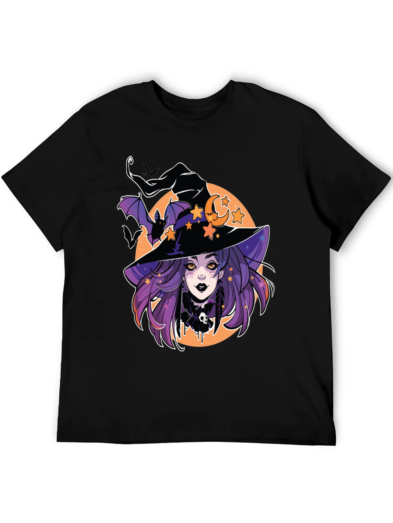 Witch Graphic T-Shirt - Halloween Style