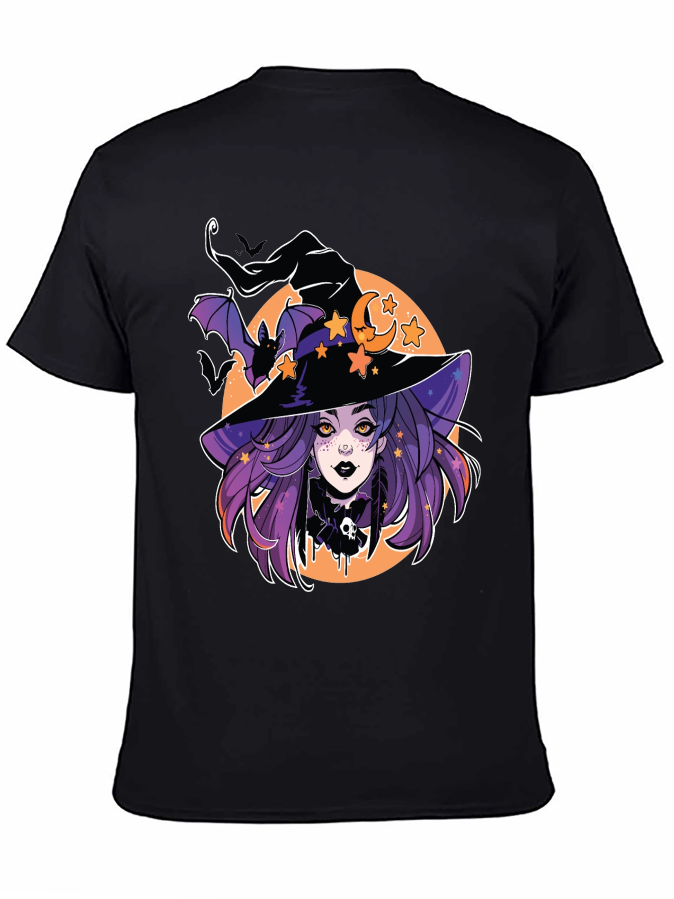 Witch Graphic T-Shirt - Halloween Style