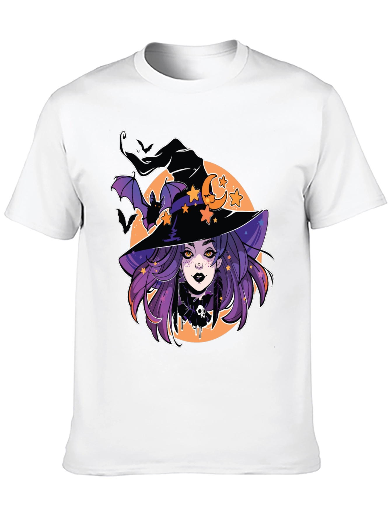 Witch Graphic T-Shirt - Halloween Style