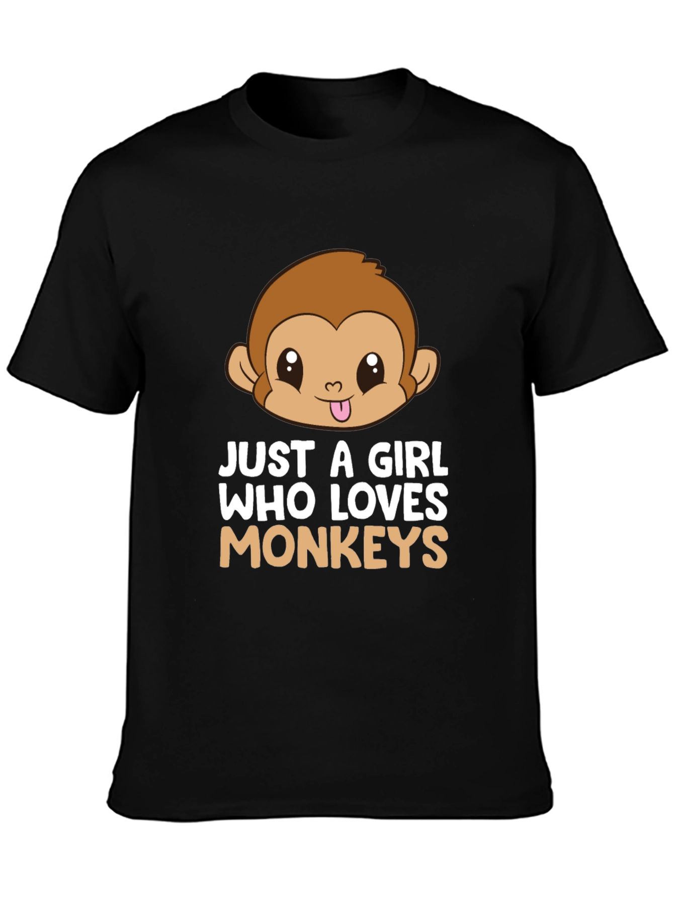 Just a Girl Who Loves Monkeys T-Shirt