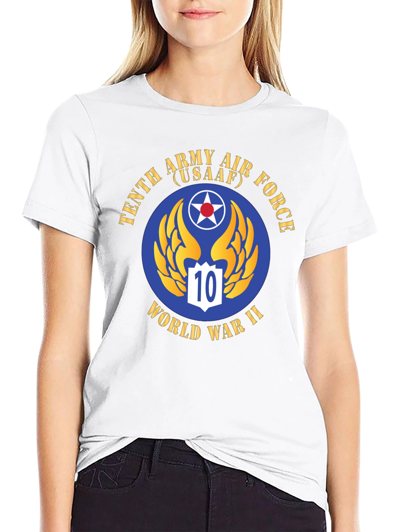 Tenth Army Air Force WWII Graphic T-Shirt