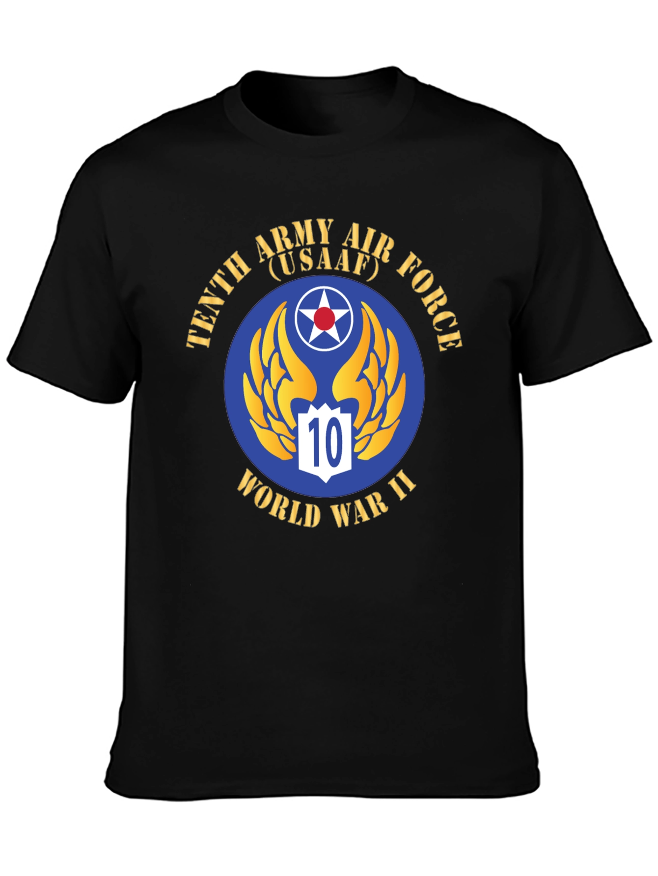 Tenth Army Air Force WWII Graphic T-Shirt