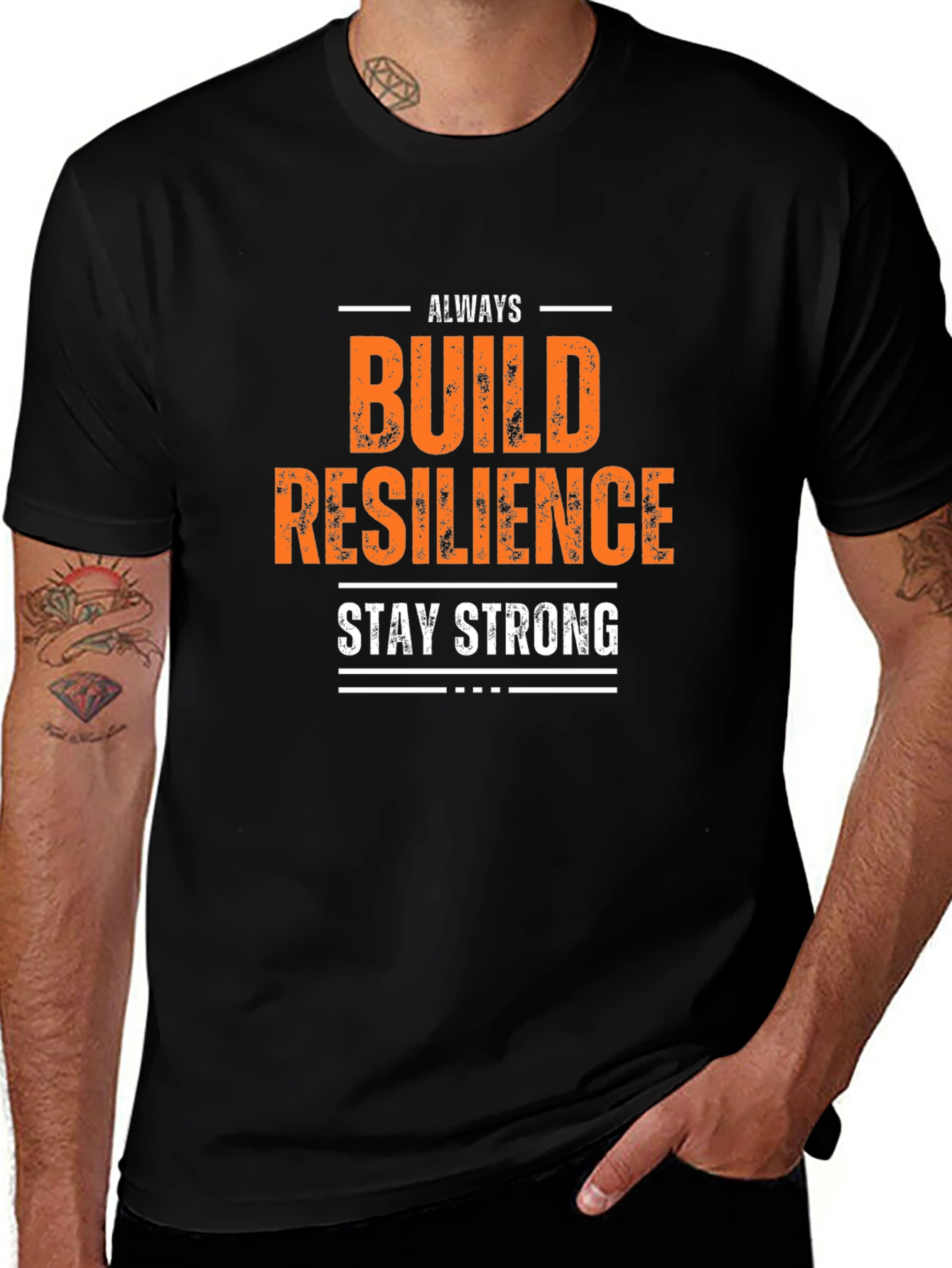 Build Resilience Black T-Shirt