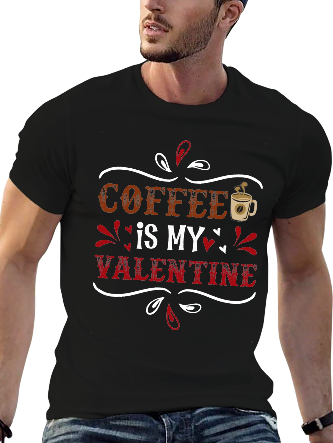 Coffee is My Valentine Graphic T-Shirt