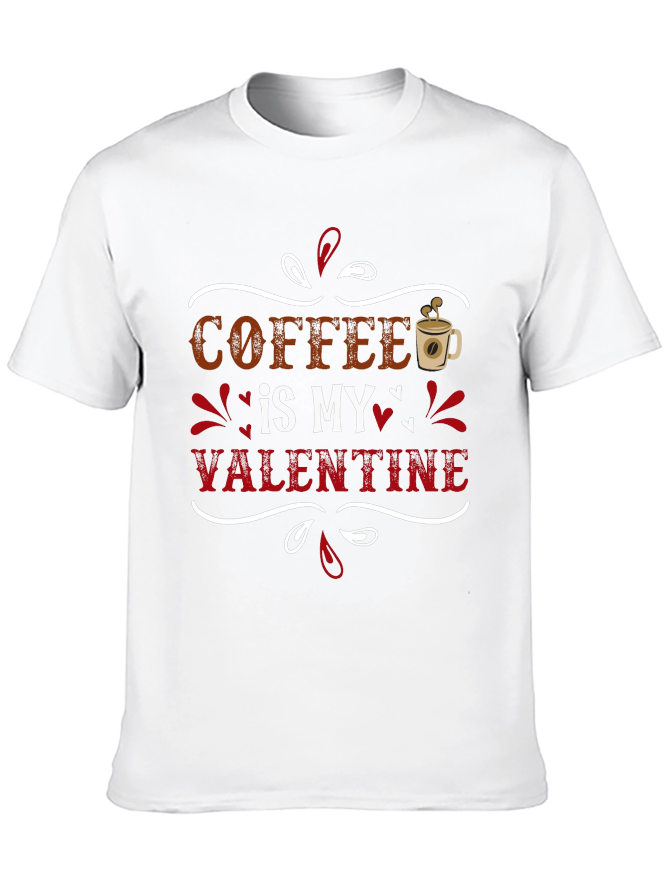 Coffee is My Valentine Graphic T-Shirt