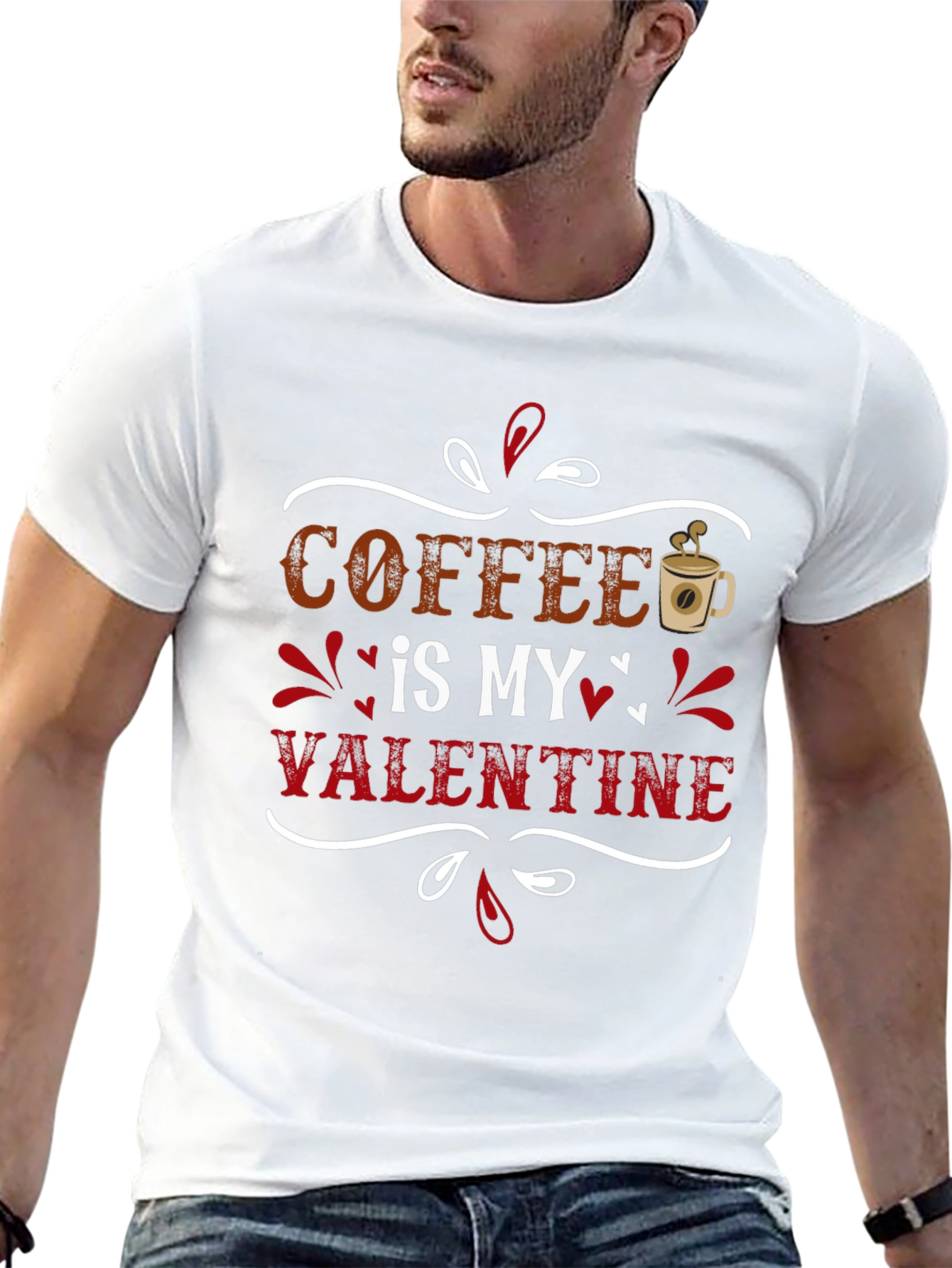 Coffee is My Valentine Graphic T-Shirt