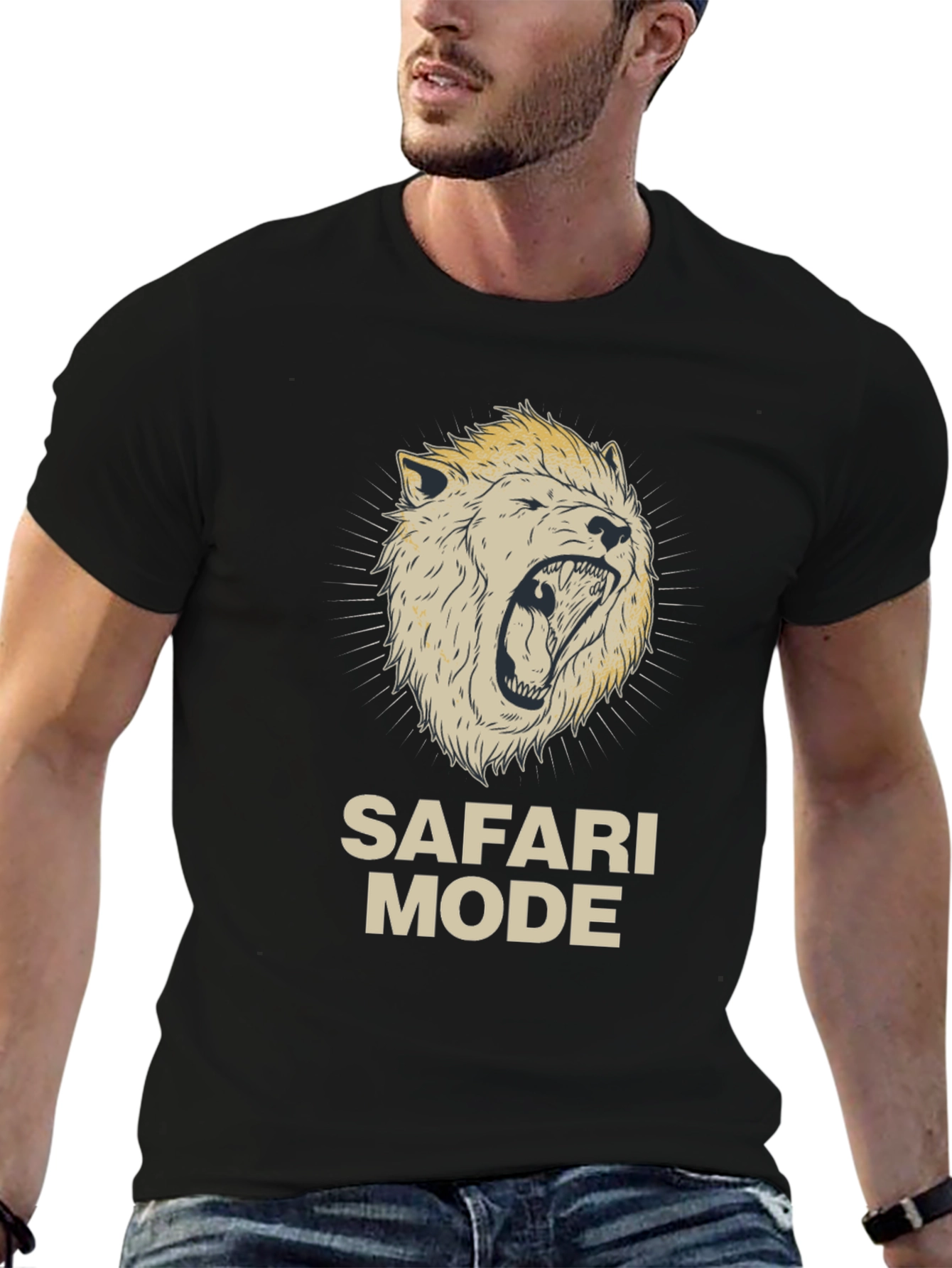 Safari Mode Graphic Print T-Shirt