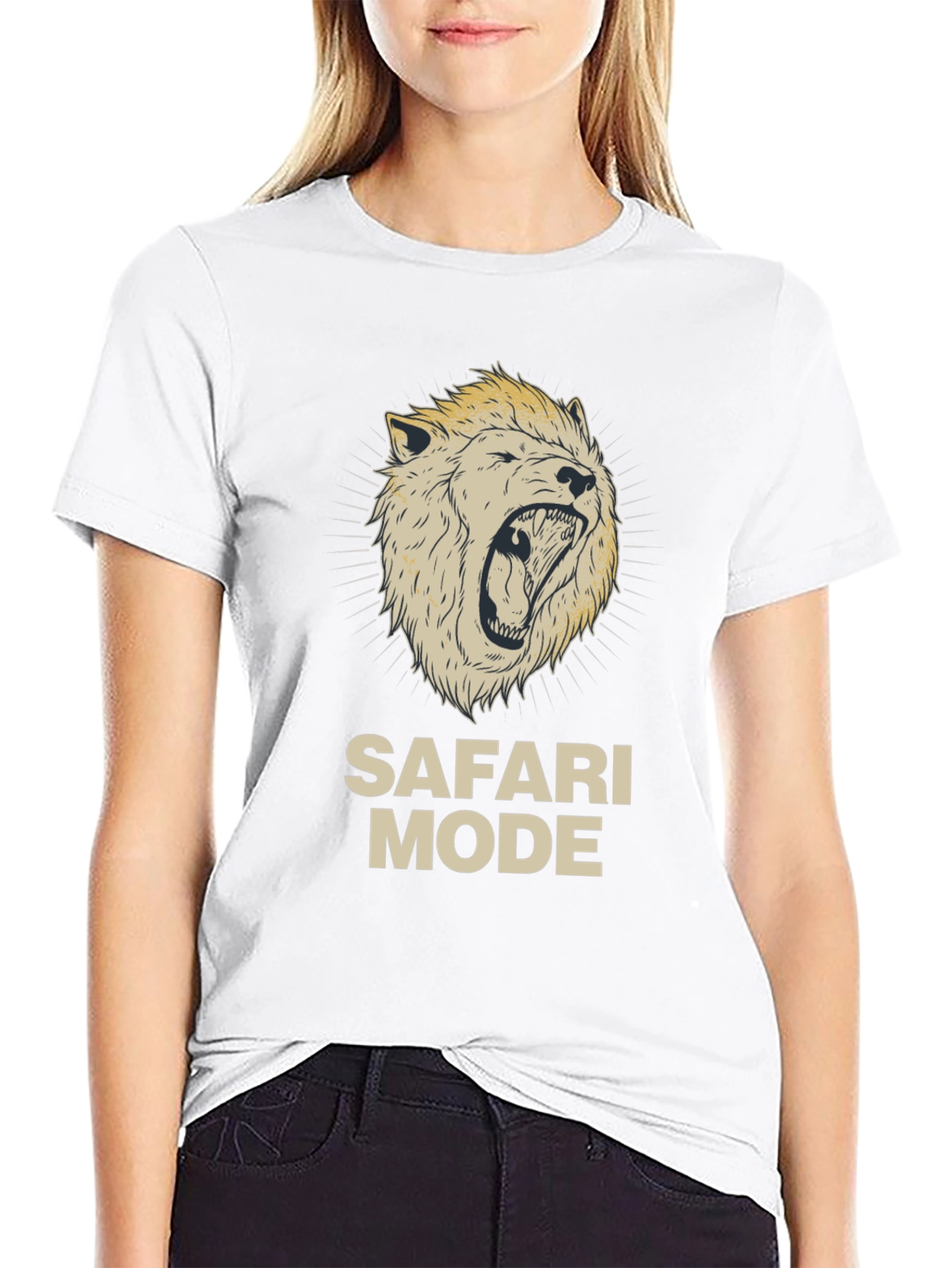 Safari Mode Graphic Print T-Shirt