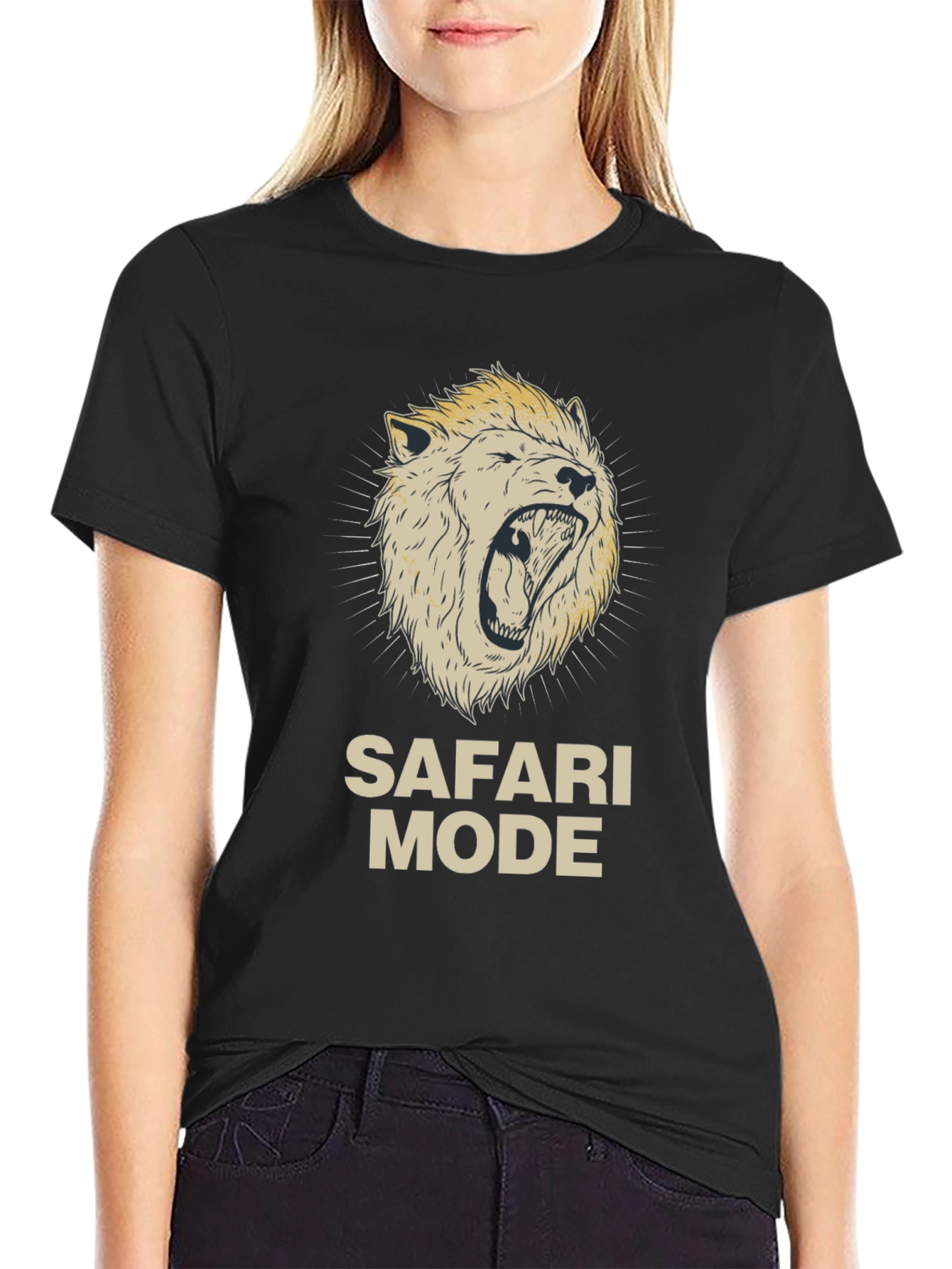 Safari Mode Graphic Print T-Shirt