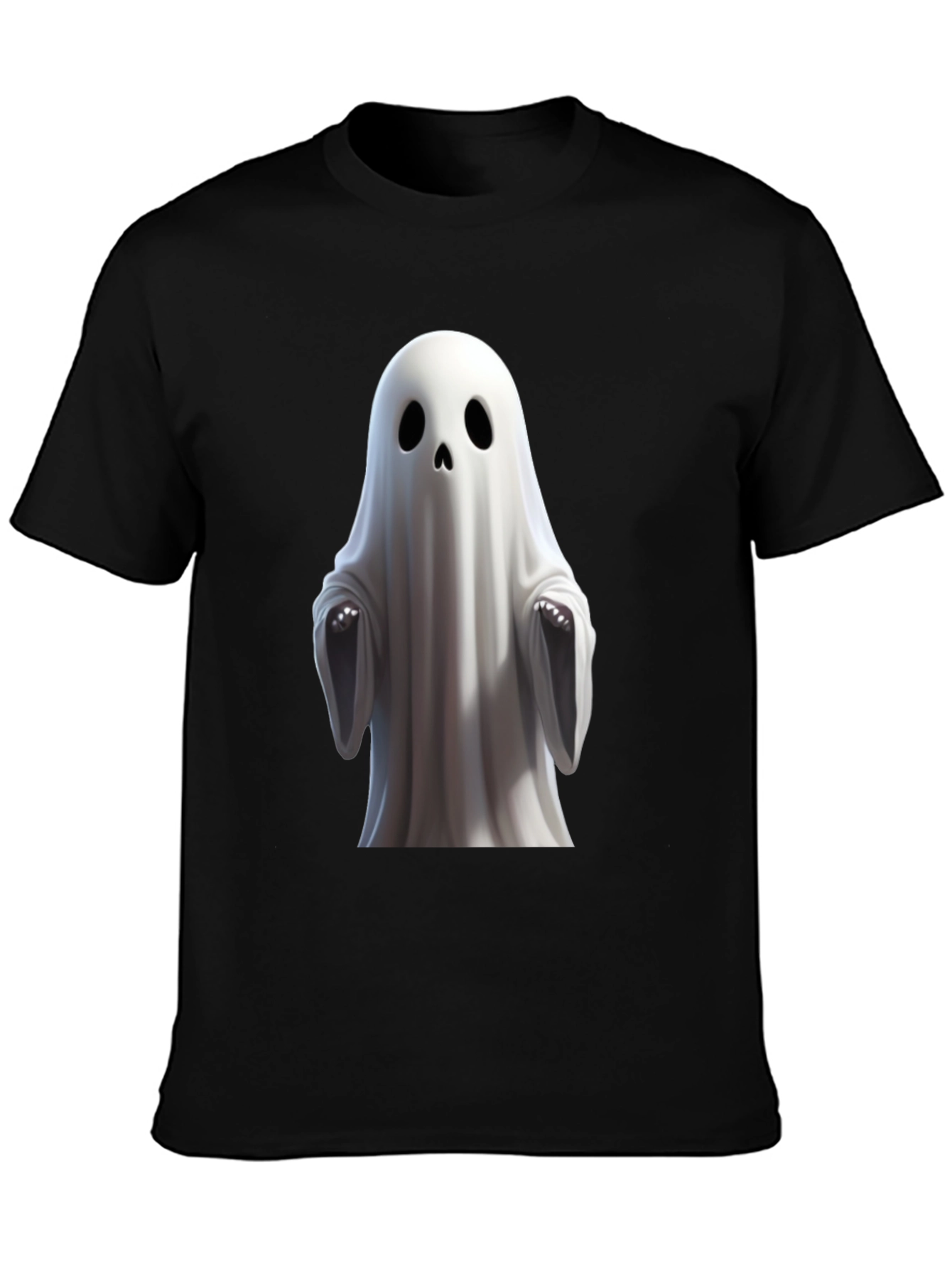 Ghost Graphic Tee - Spooky Season Apparel