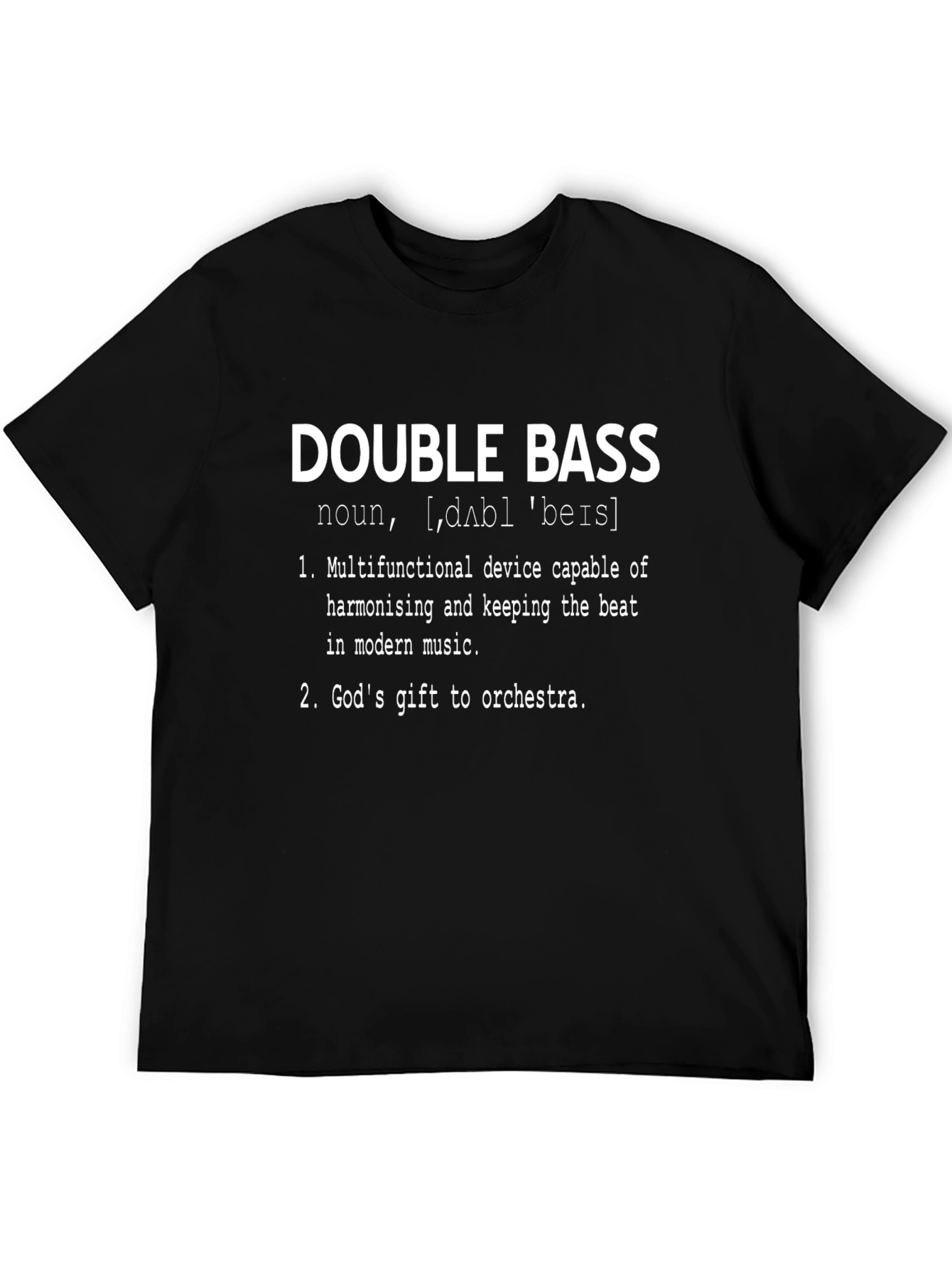Double Bass Definition Graphic T-Shirt