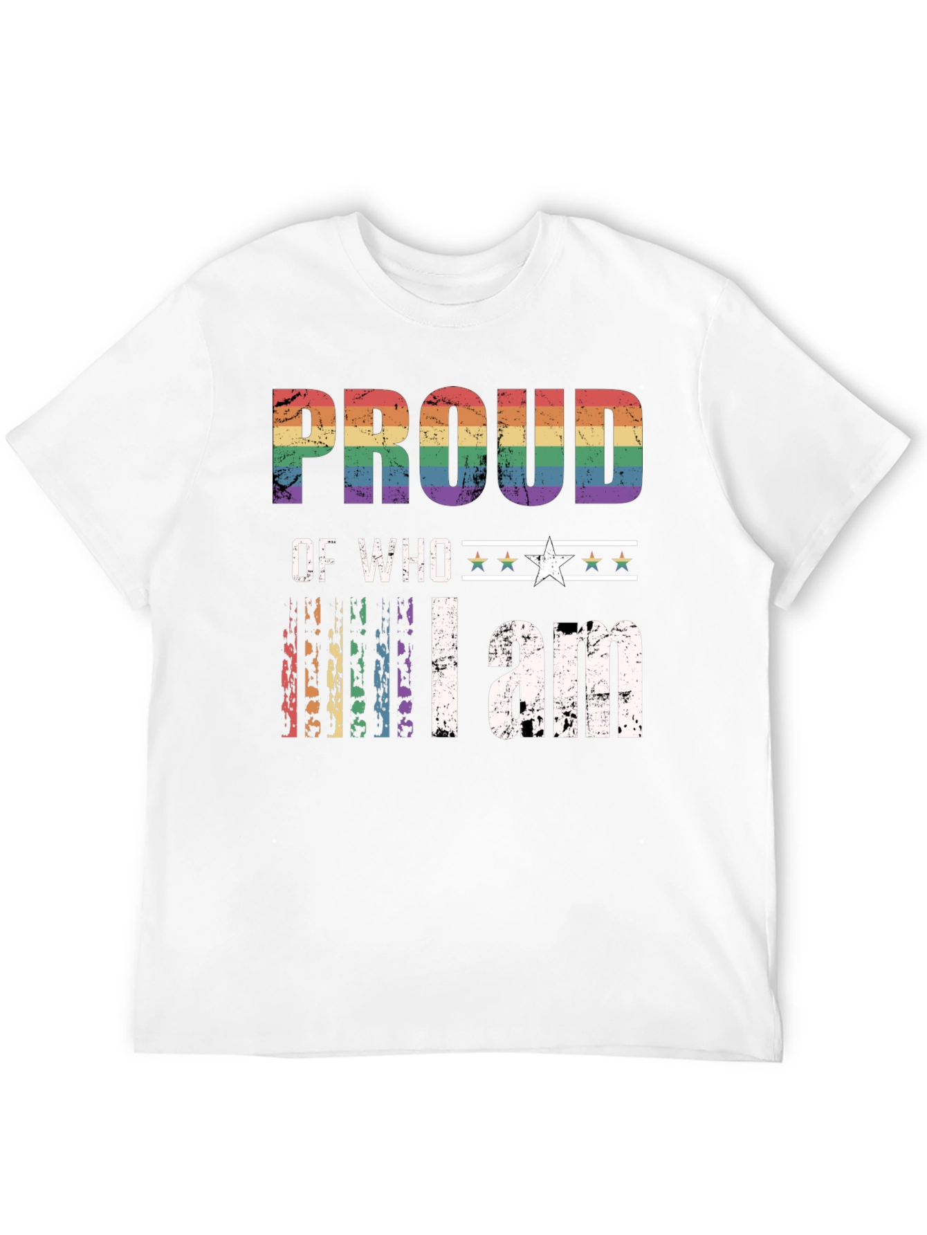 LGBT Pride T-Shirt - Proud of Who I am