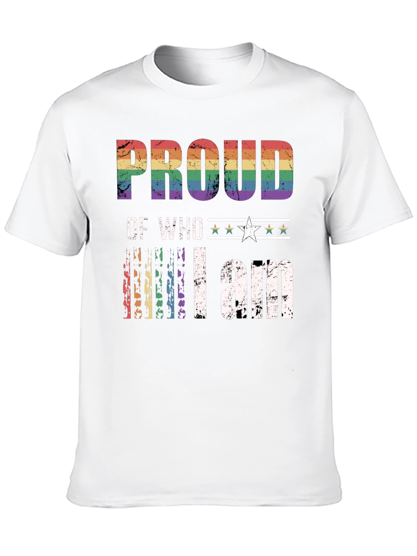 LGBT Pride T-Shirt - Proud of Who I am