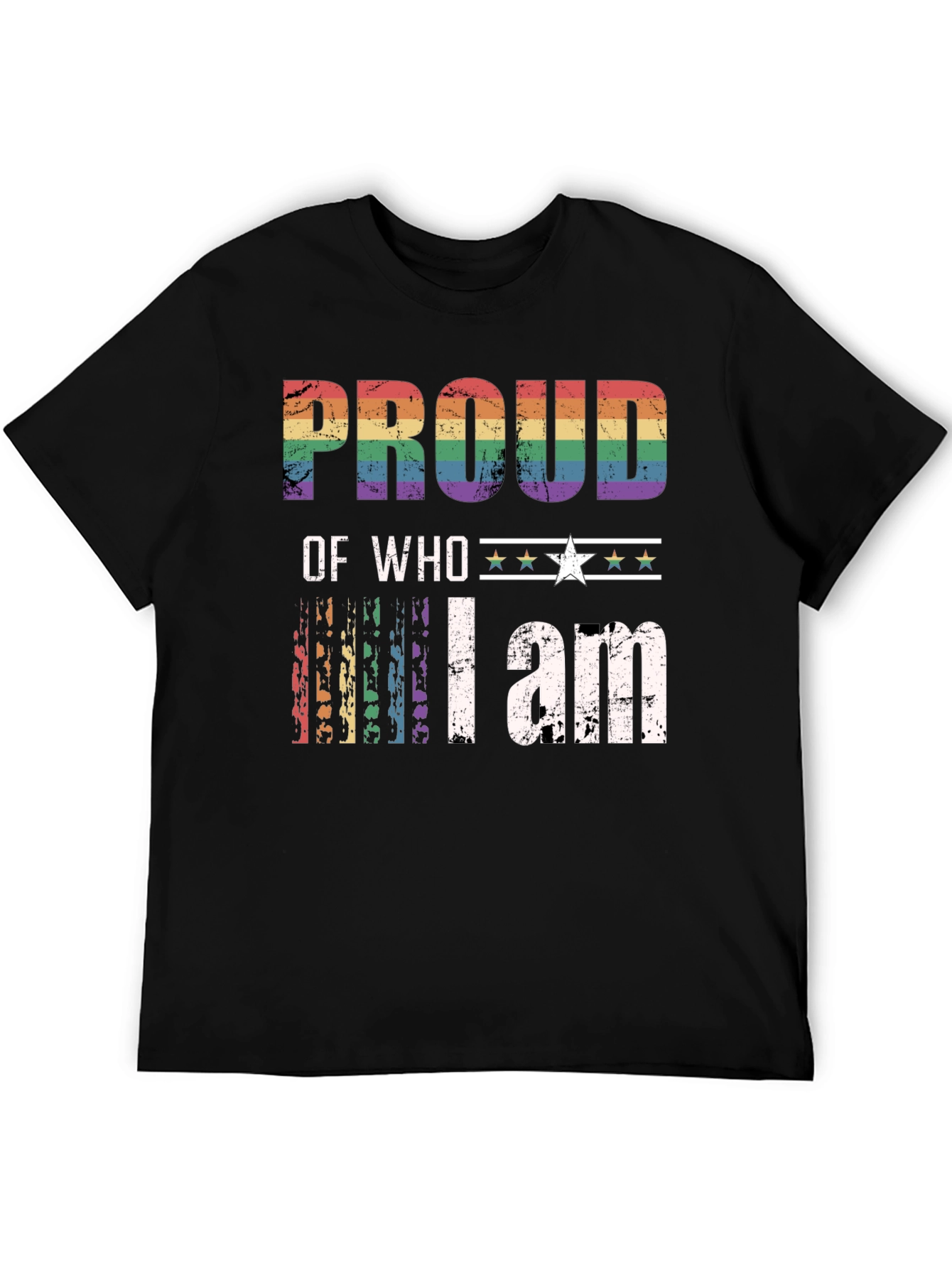 LGBT Pride T-Shirt - Proud of Who I am