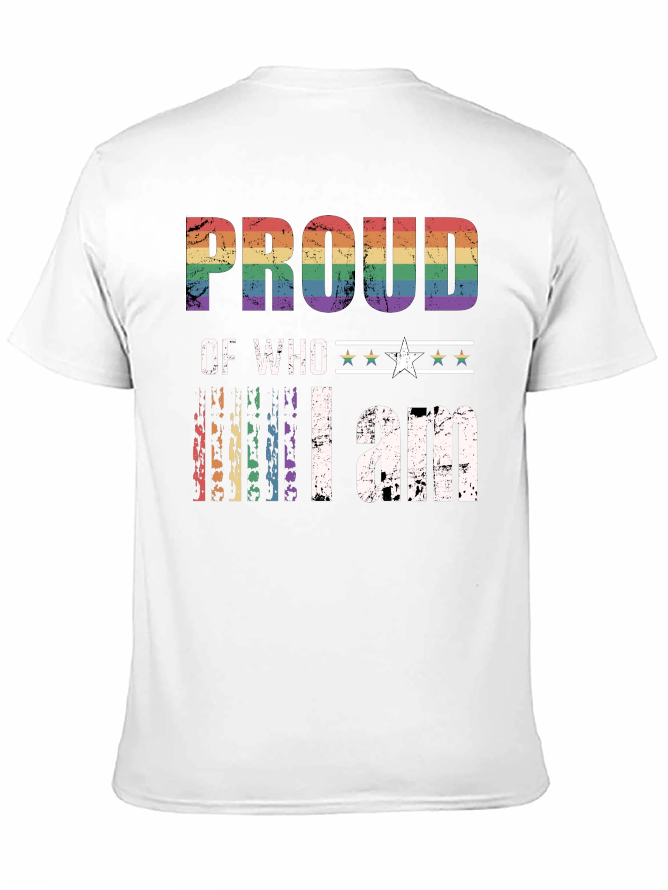 LGBT Pride T-Shirt - Proud of Who I am