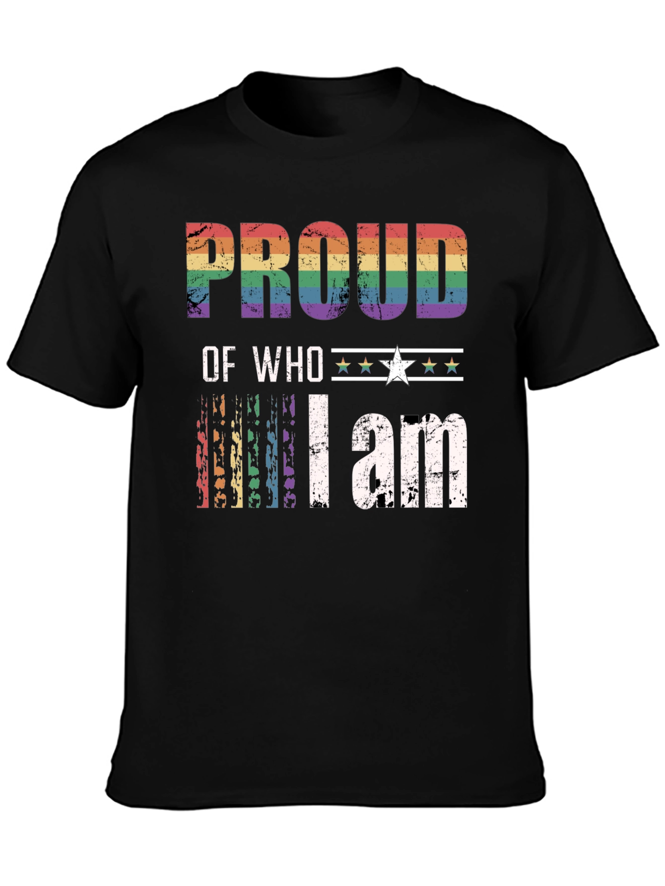 LGBT Pride T-Shirt - Proud of Who I am