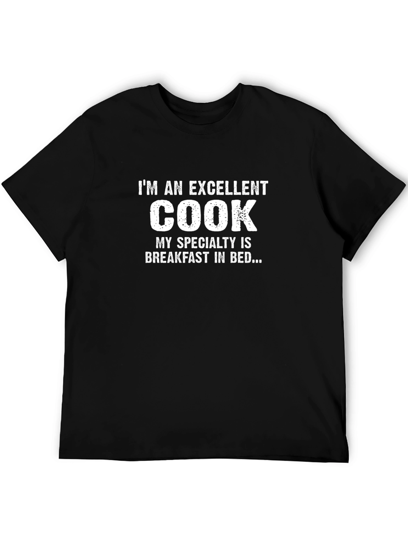 Excellent Cook T-Shirt - Funny Breakfast in Bed Tee