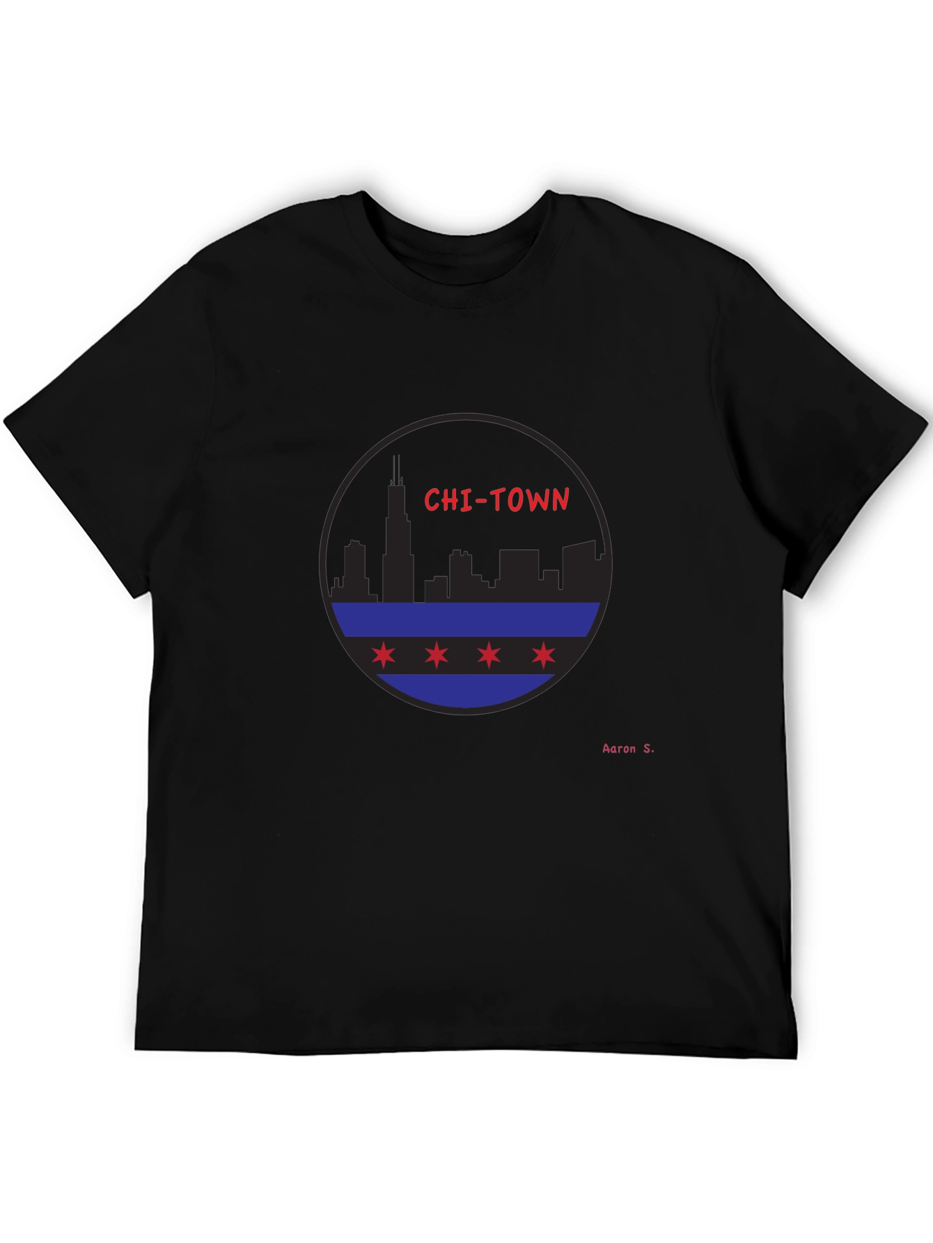 Chi-Town Skyline Graphic T-Shirt