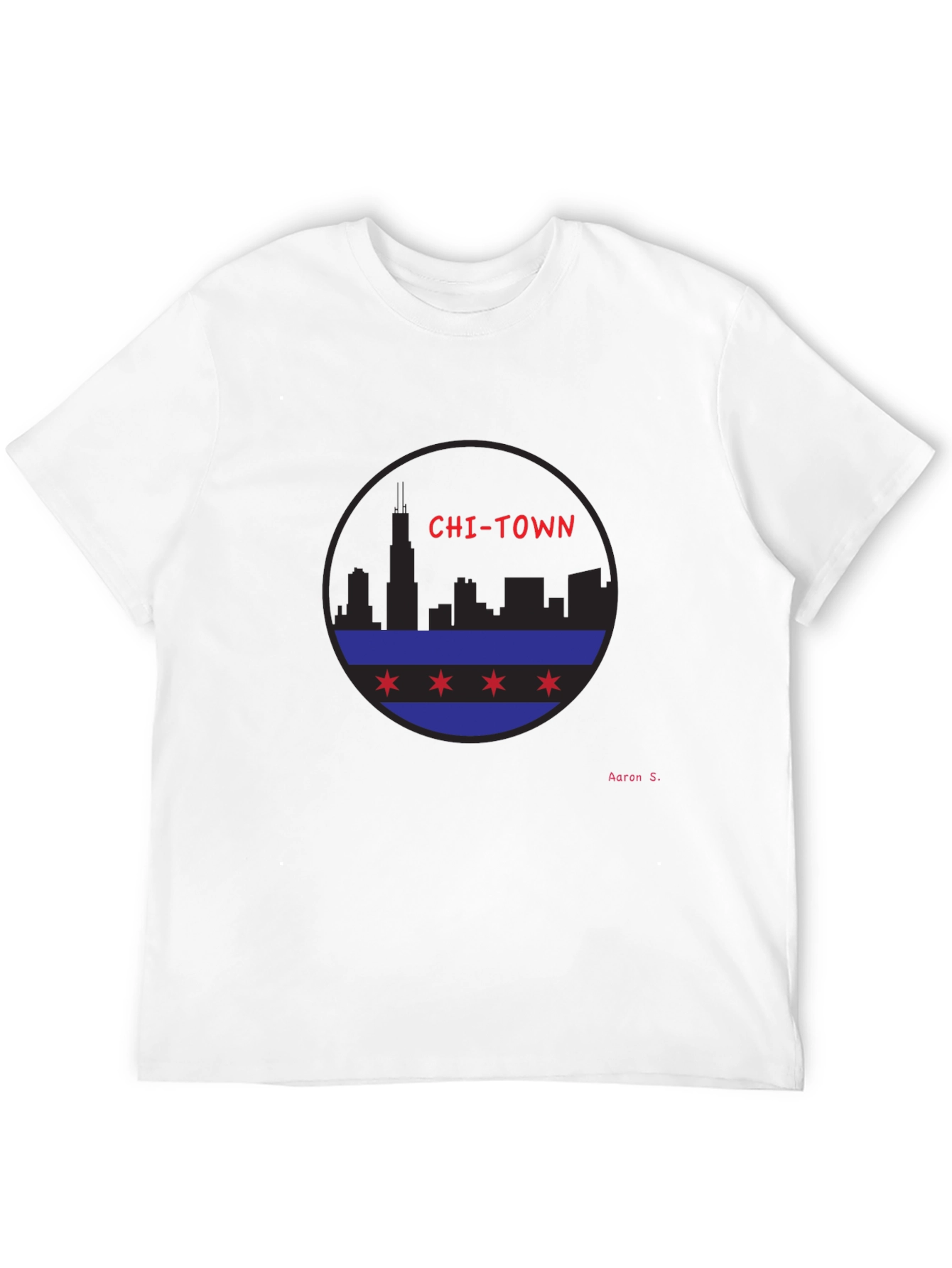 Chi-Town Skyline Graphic T-Shirt