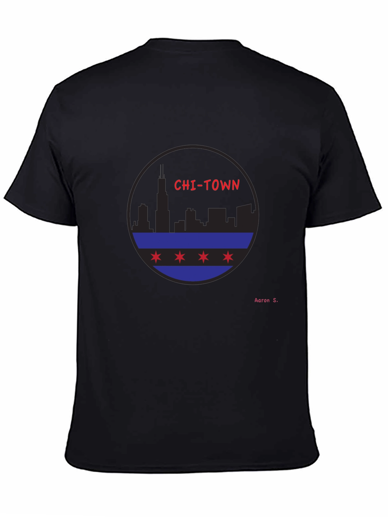 Chi-Town Skyline Graphic T-Shirt